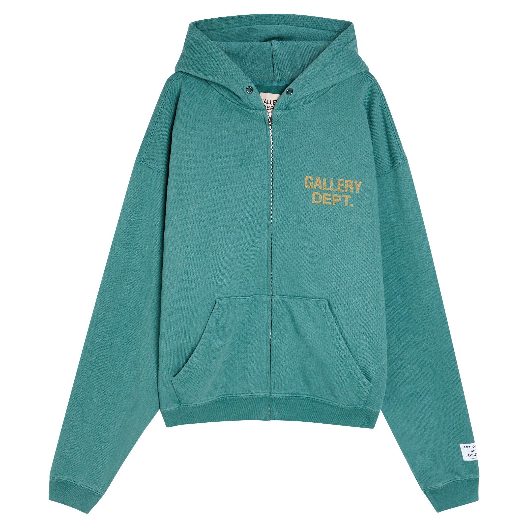 TEAL - Gallery Dept - GD 90S FULL ZIP HOOD - 1