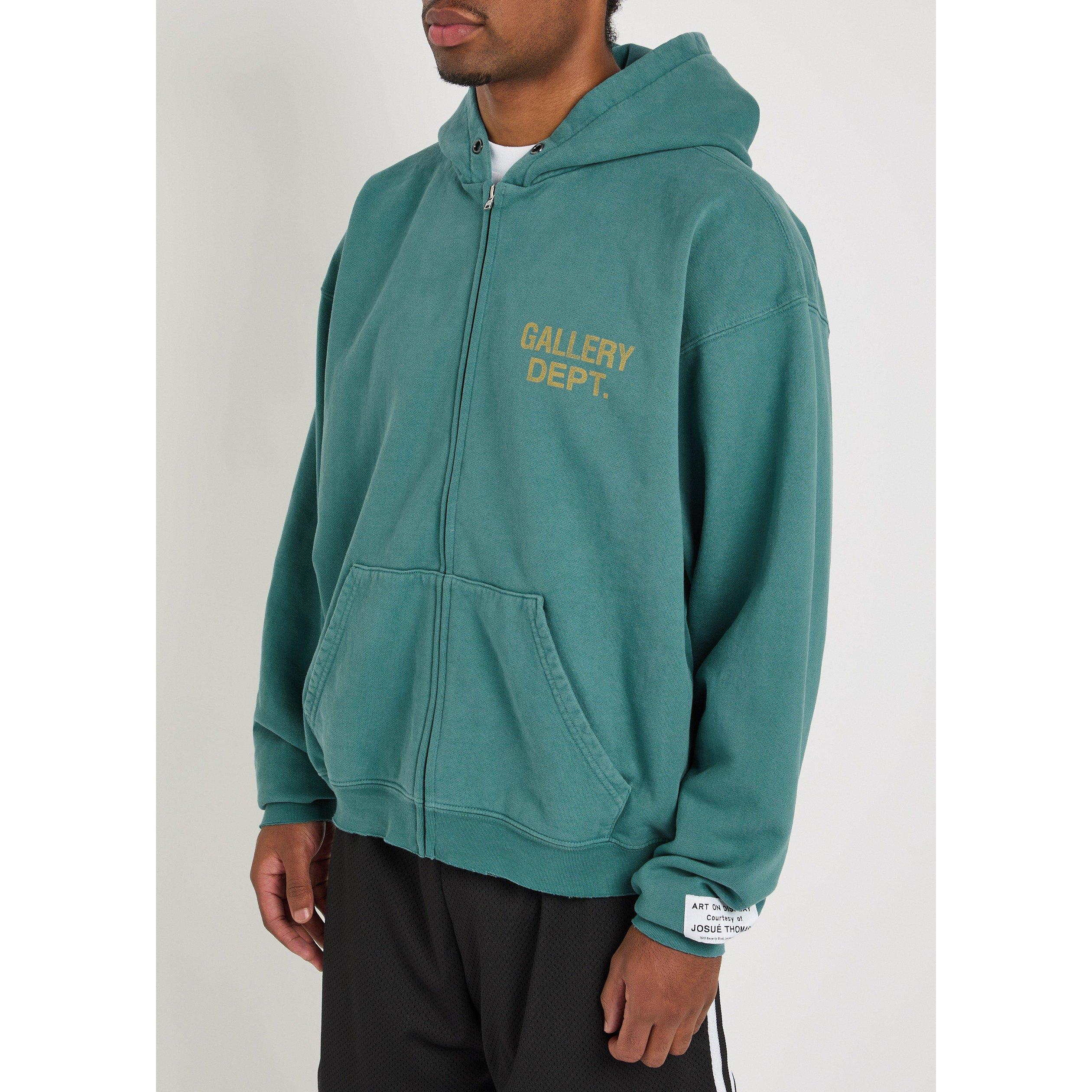 TEAL - Gallery Dept - GD 90S FULL ZIP HOOD - 2