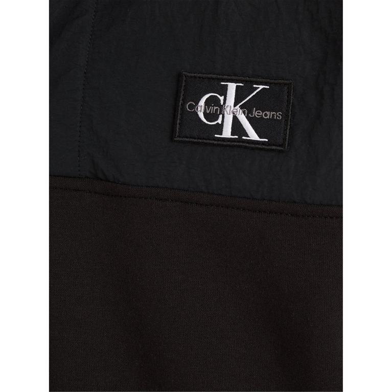 CK Noir - Striped Cotton Poplin Shirt With Logo Man - SELECTED FEMME Pullover MAGDA nudo - 5
