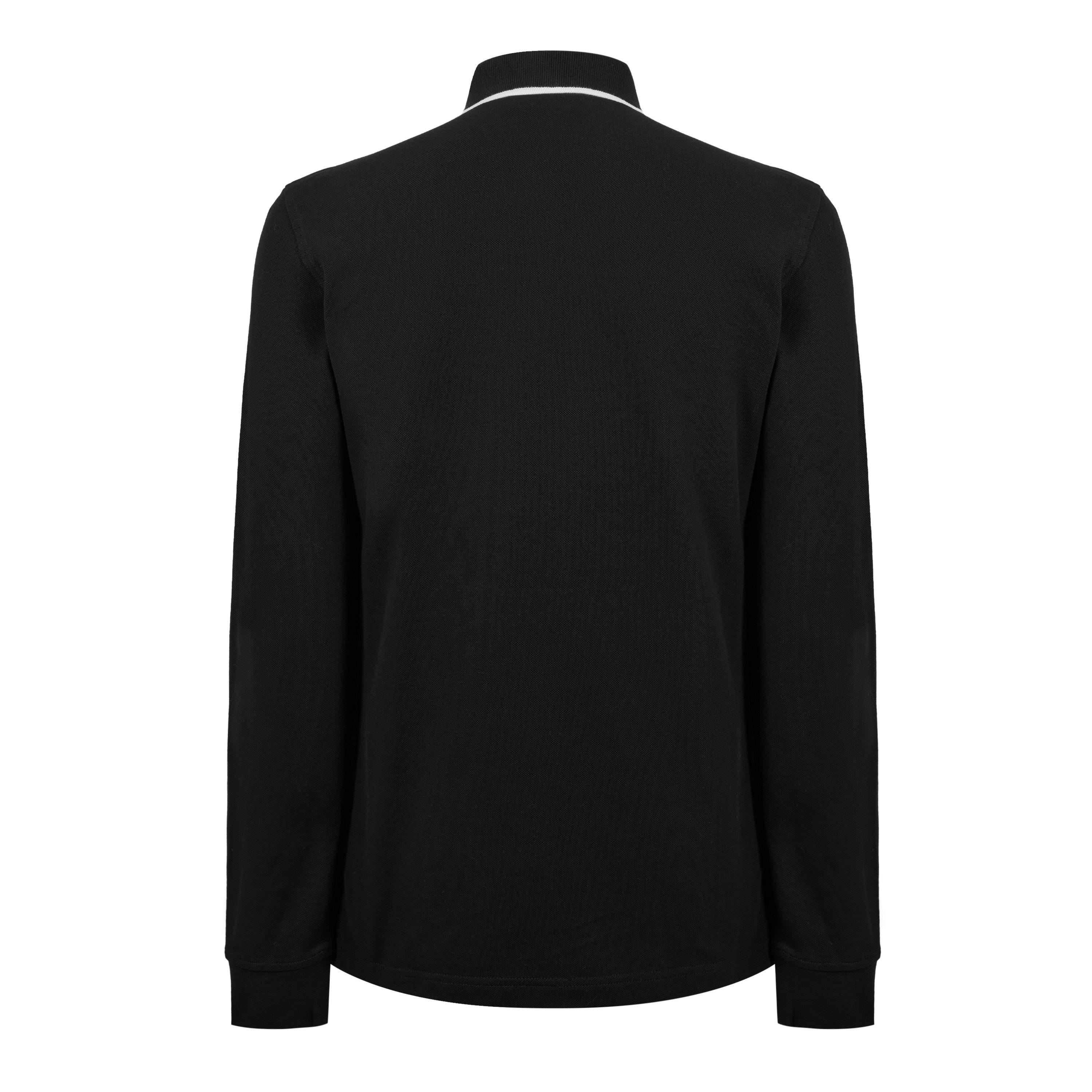 Black - Belstaff - Tip Long Sleeve Polo Shirt - 2