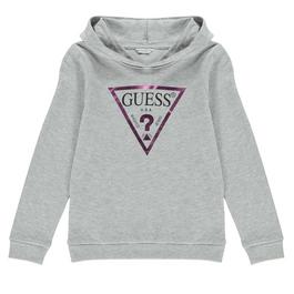 Guess Script Logo Hoodie Juniors