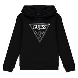 Guess Script Logo Hoodie Juniors