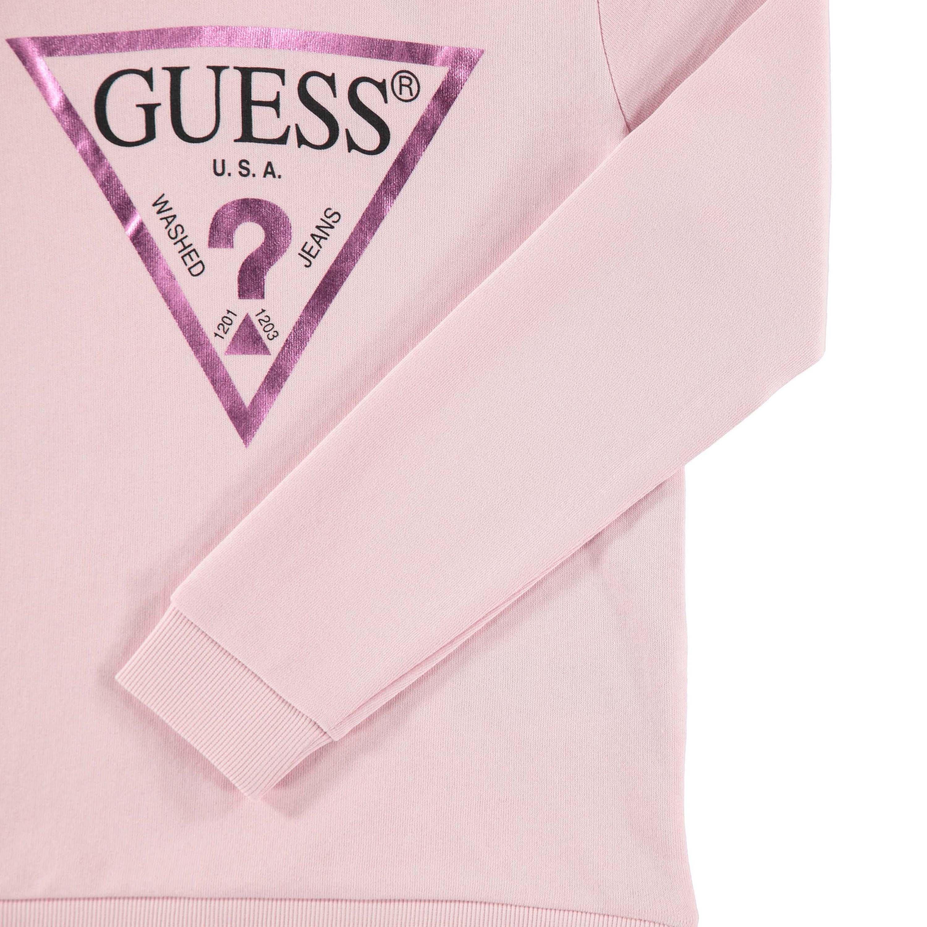 Pink G6K9 - Guess - Core Logo Hoodie - 4