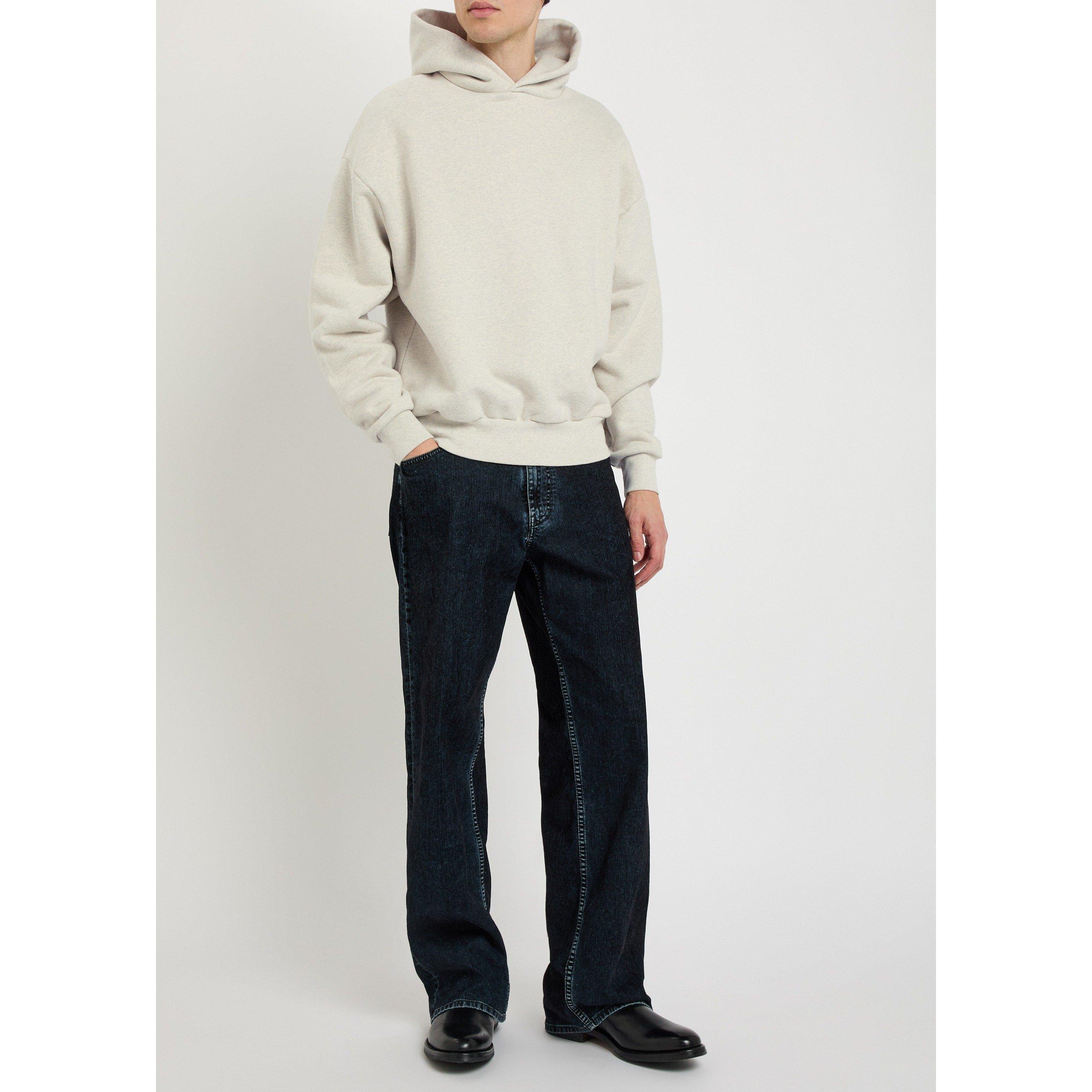 OFF WHITE - MKI MIYUKI ZOKU - Men's Superweight Cotton Over the Head Oversized-Fit Hoodie - 5