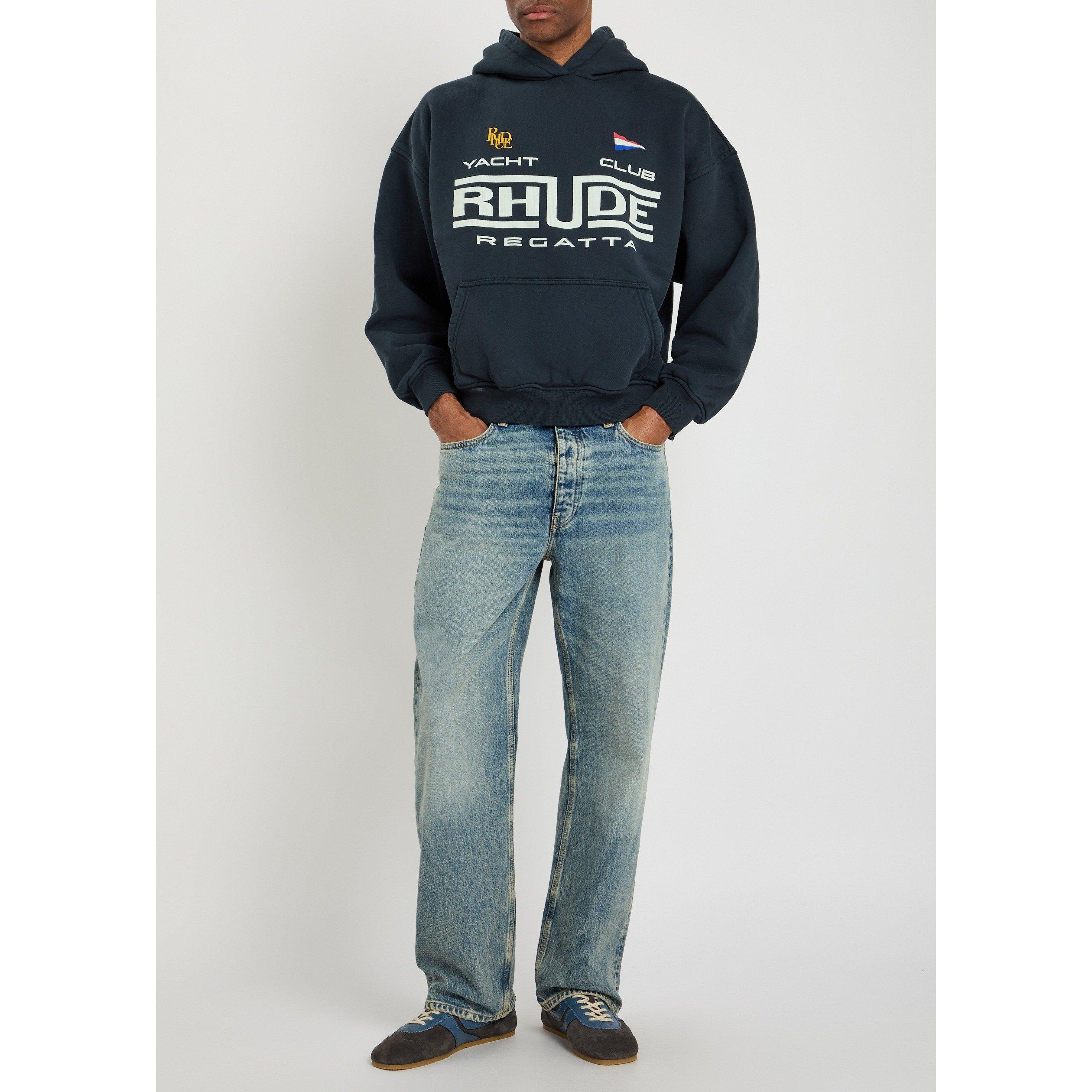 BLACK - Rhude - RH REGATTA CLUB HOODIE - 5