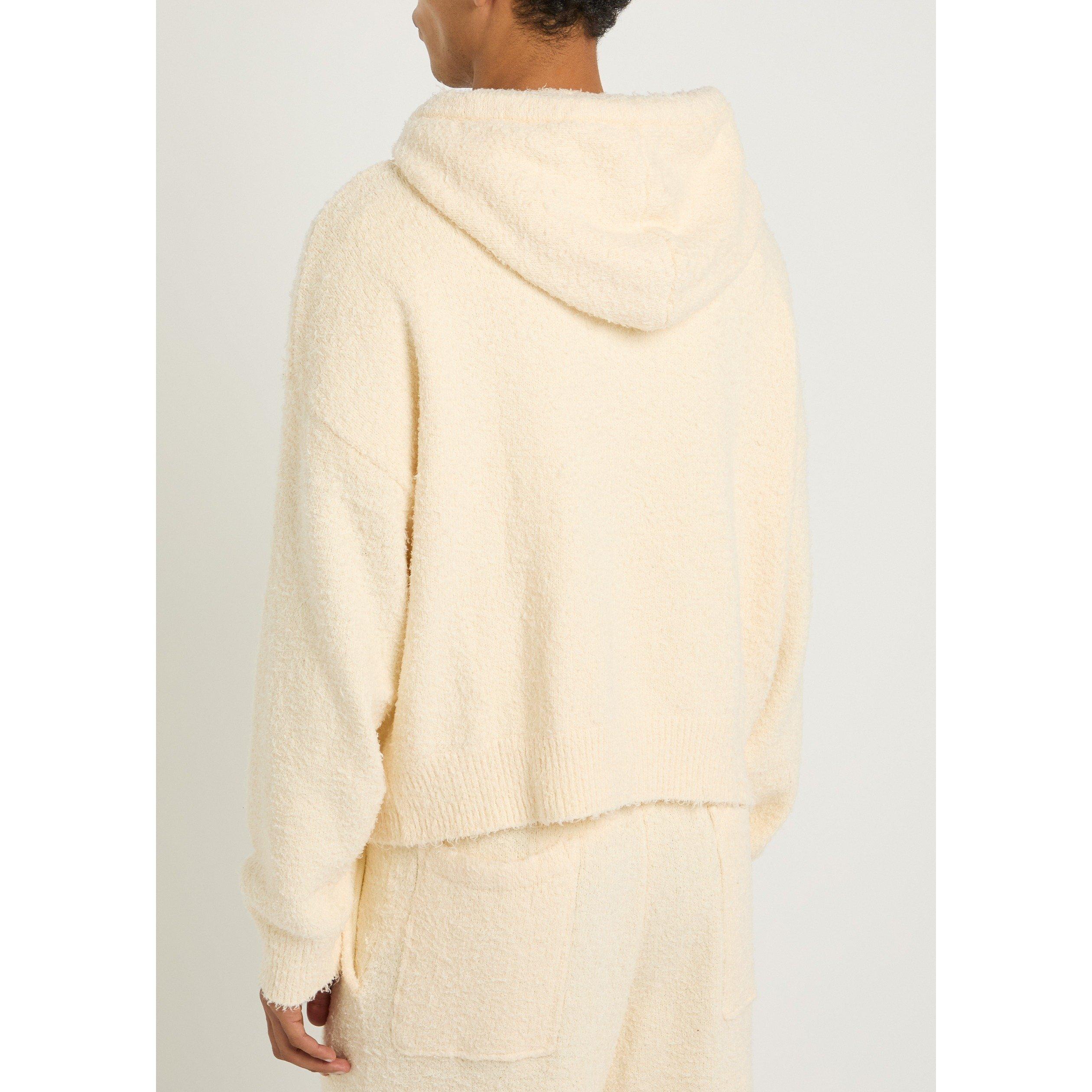 IVORY - PICANTE - PIC SHAGGY HOODIE - 3