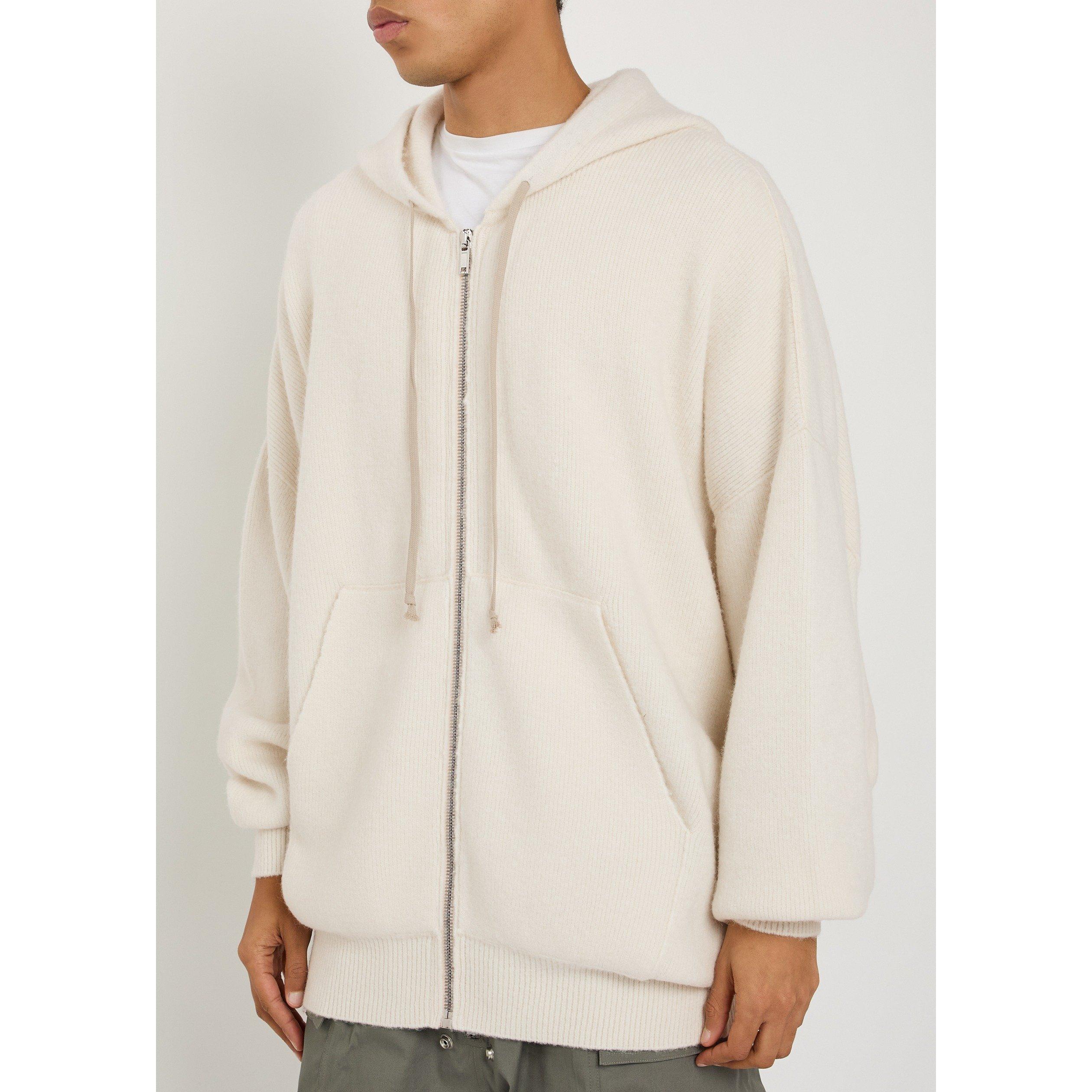 CREAM - Rick Owens - RO GIACCA IN MAGLIA - ZIPPED H - 2