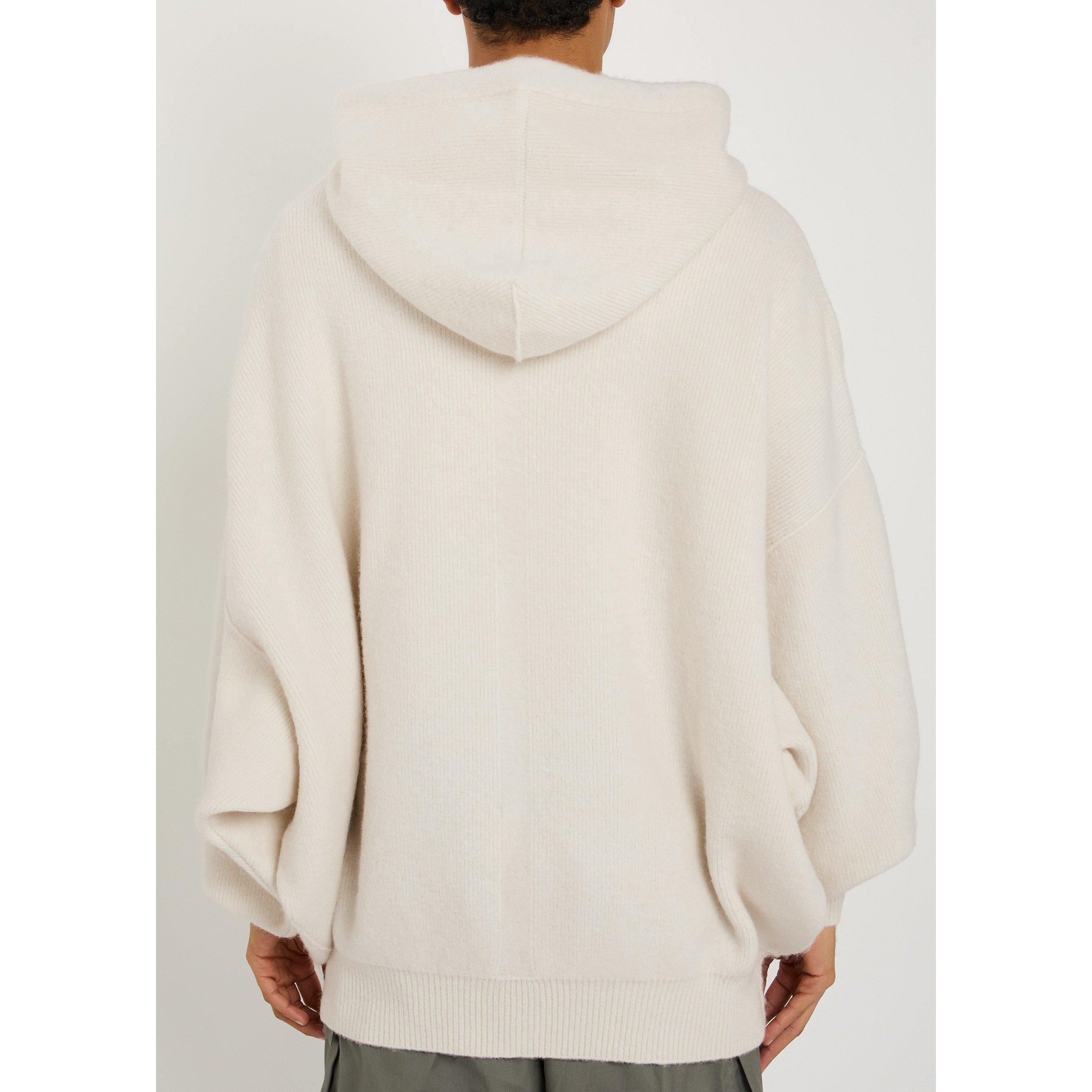 CREAM - Rick Owens - RO GIACCA IN MAGLIA - ZIPPED H - 3