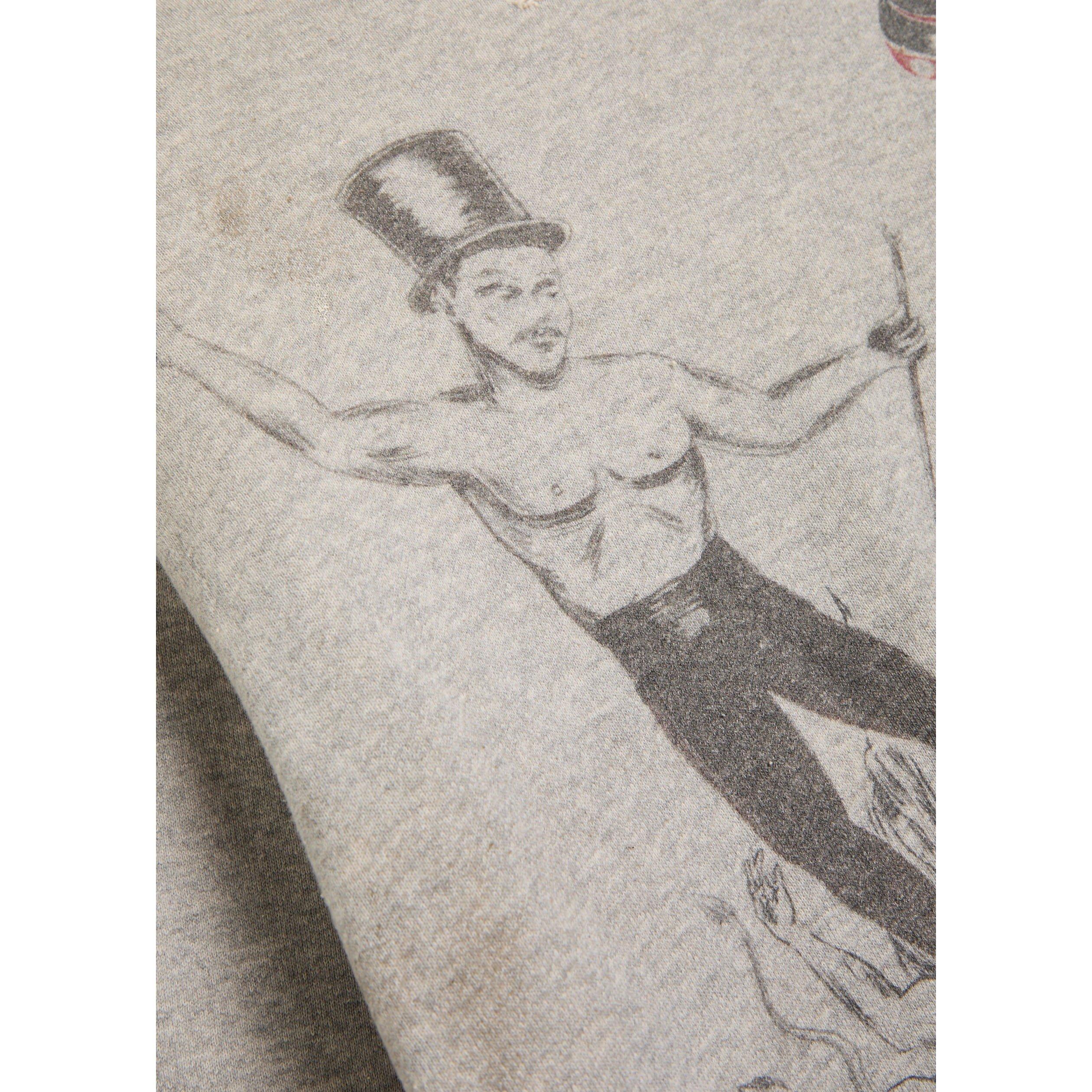 GREY - SAINT MXXXXXX - SM SAINT SPORT GRAPHIC HOODIE - 4