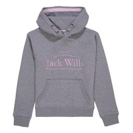 Jack Wills Jack Kids Girls Logo Script Hoodie