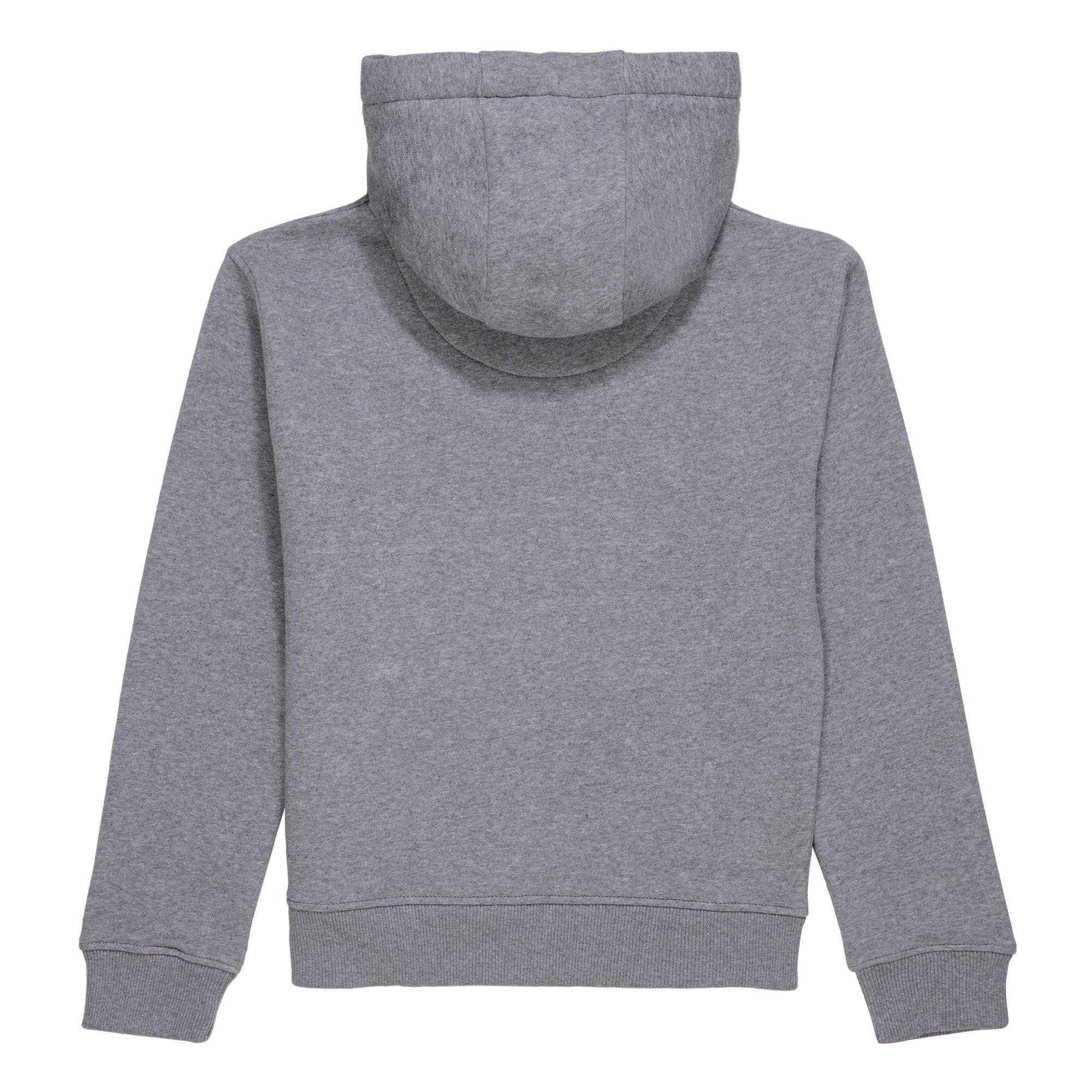 Grigio Melange - Jack Wills - Kids Girls Logo Script Hoodie - 2