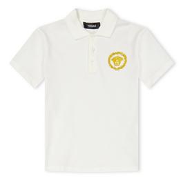 Versace Logo Polo Shirt Juniors