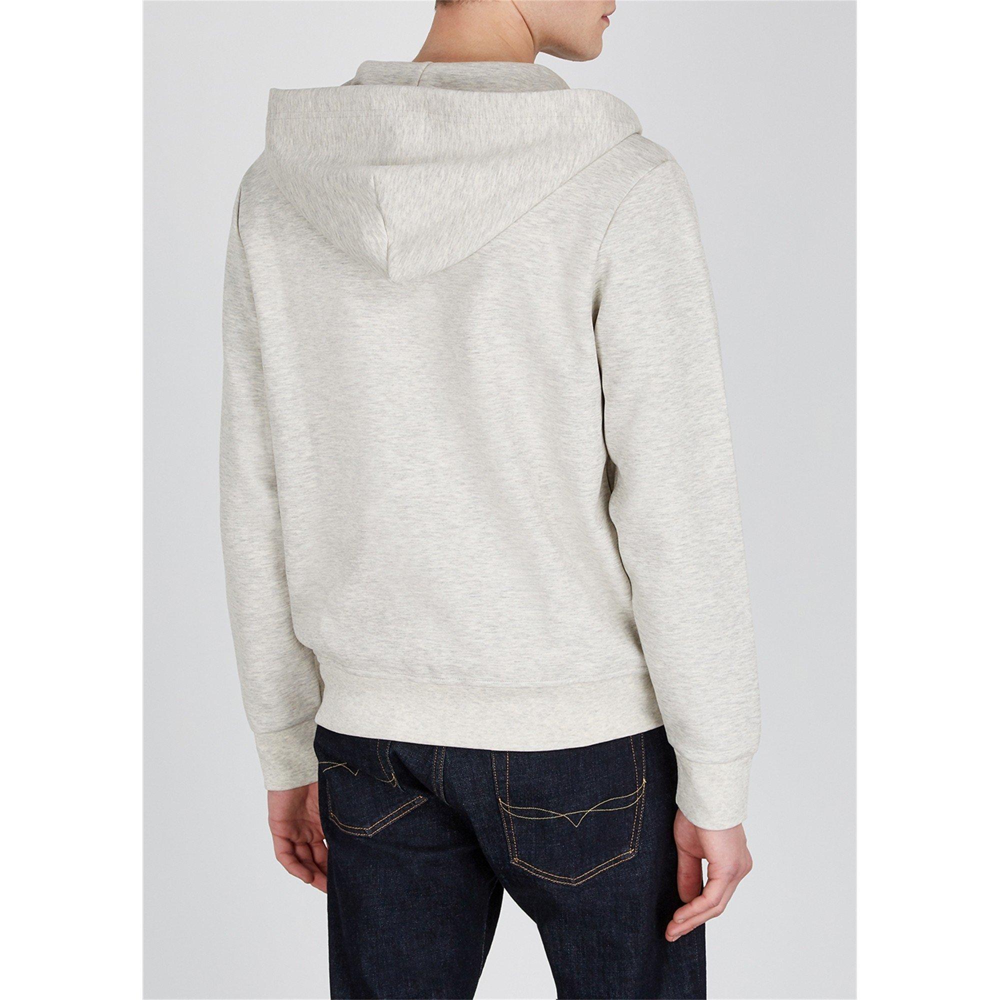 GREY - Polo Ralph Lauren - Men's Cotton-Blend Regular Fit Zip Hoodie - 3