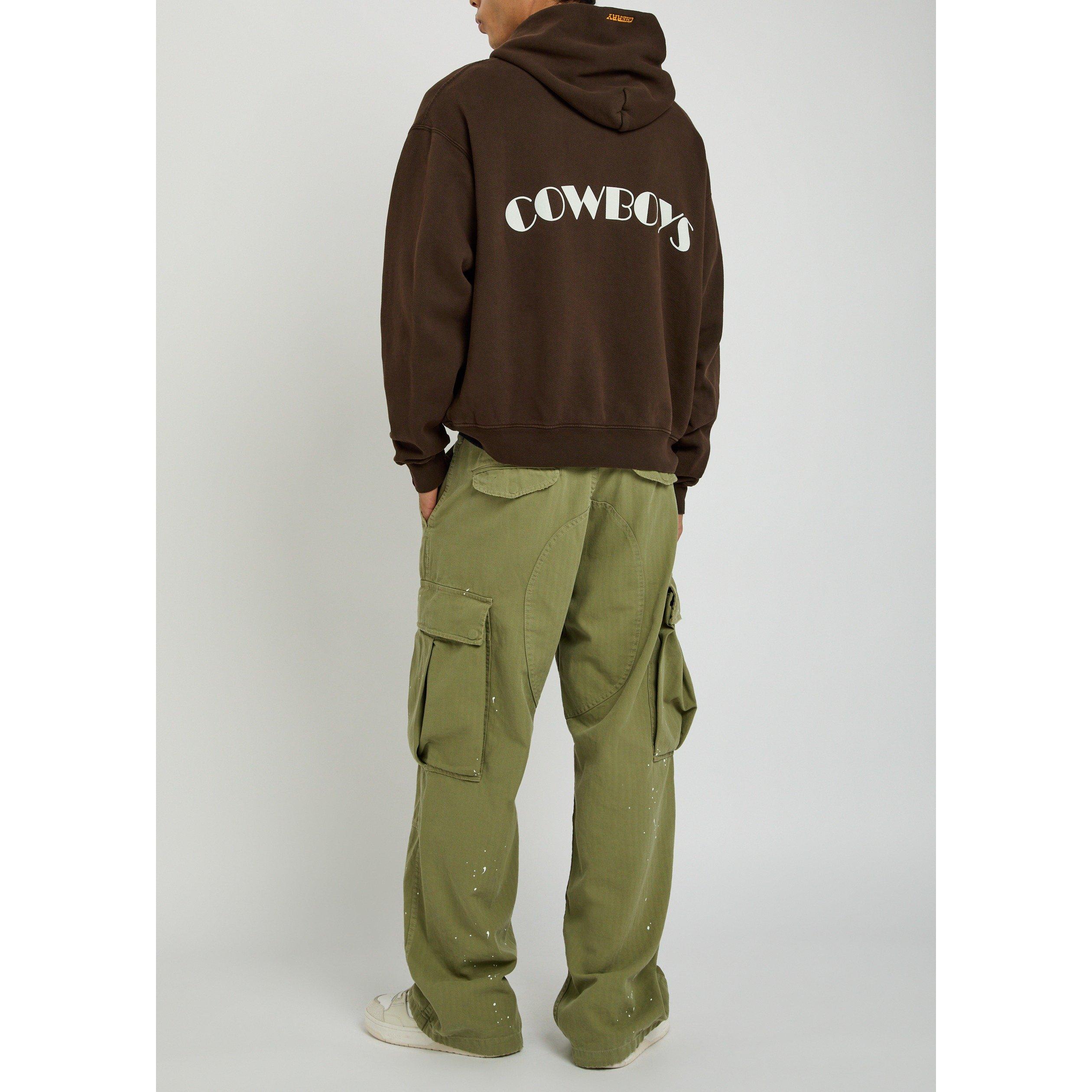 BROWN - Cherry LA - CHE COWBOYS PULLOVER HOODIE - 5