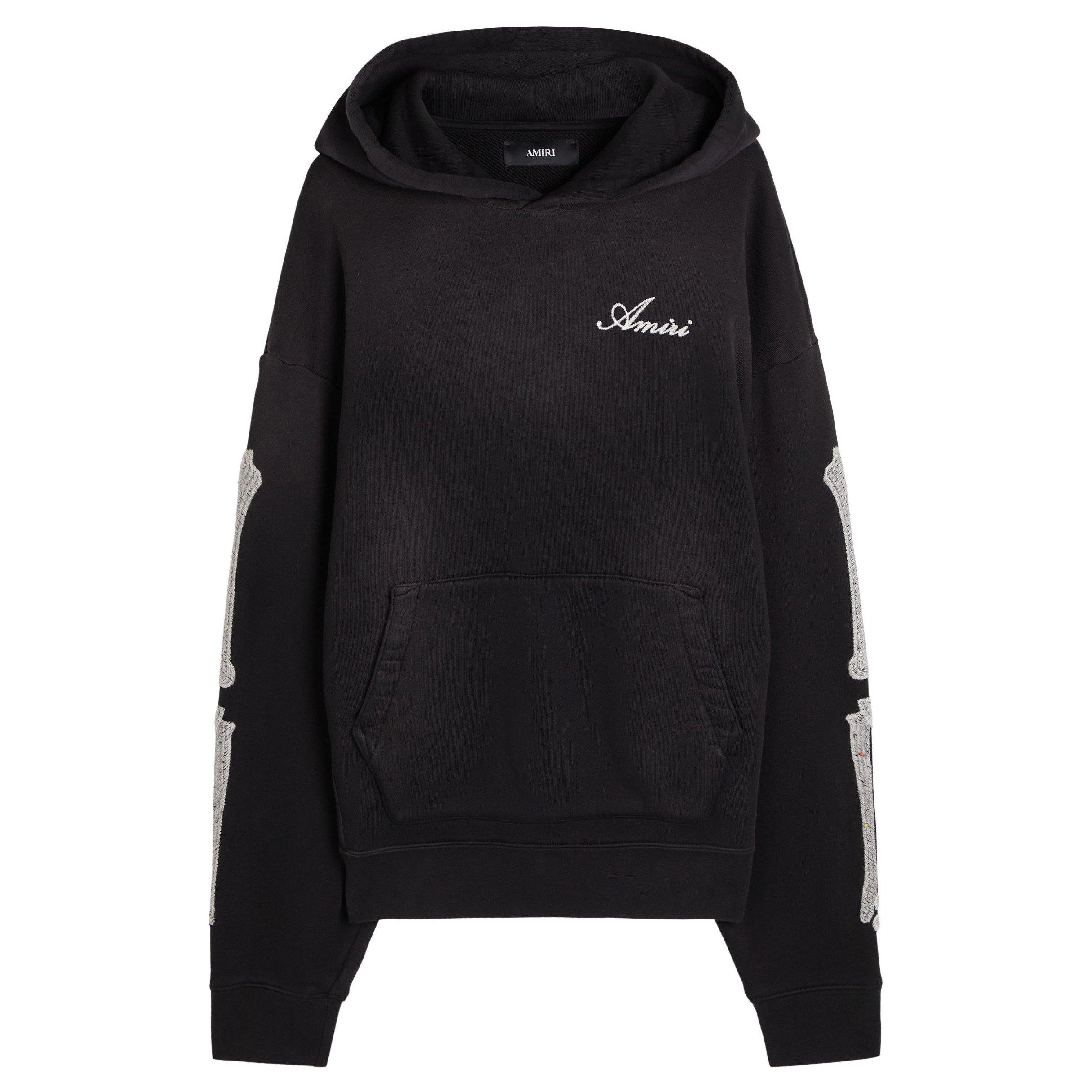 BLACK - Amiri - AMIRI BONES OVERSIZED HOODIE