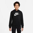 NOIR/FUMÉ CLAIR - Nike - thrasher skate mag hoodie heather grey - 3