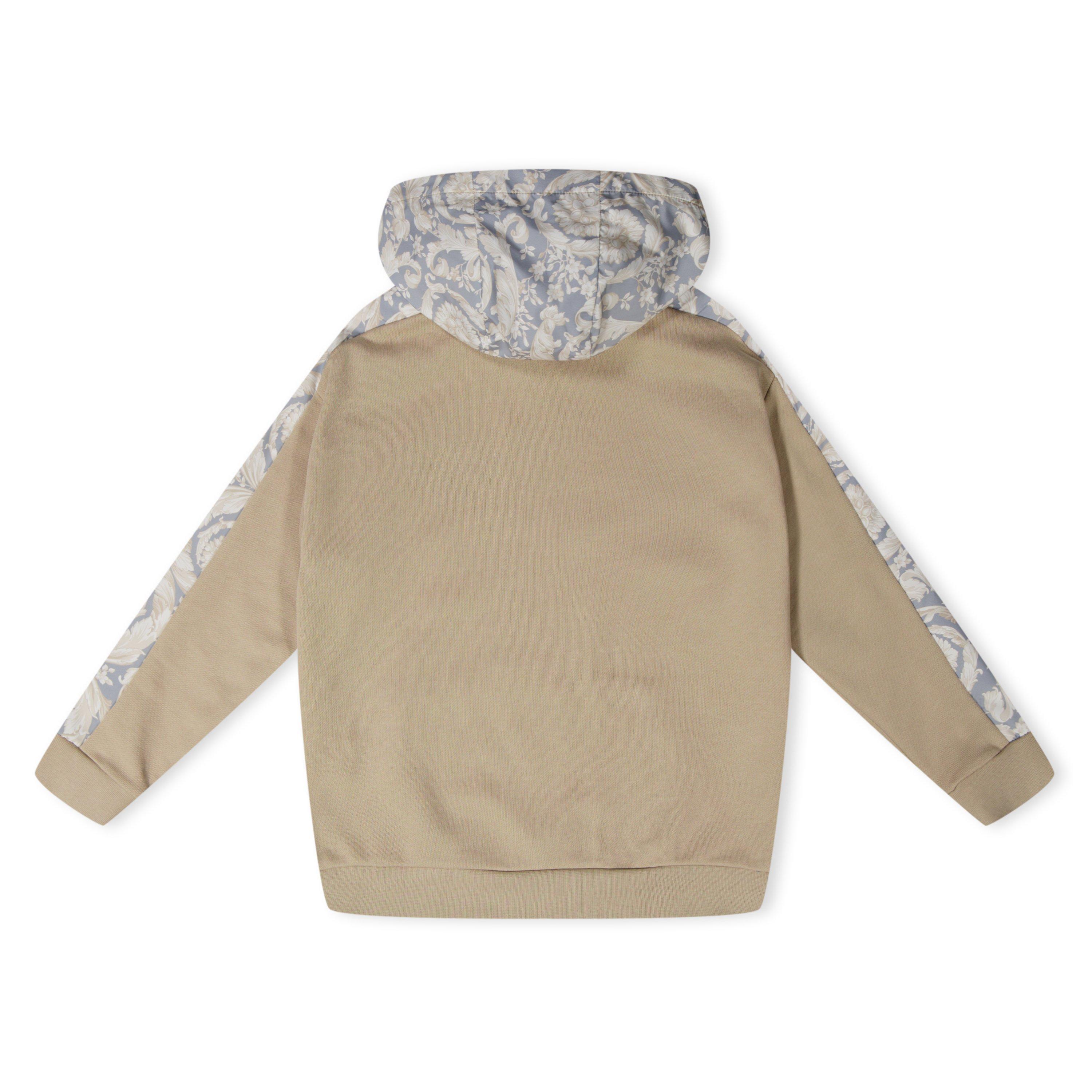 Beige 2KP30 - Versace - Panelled Hoodie Juniors - 2