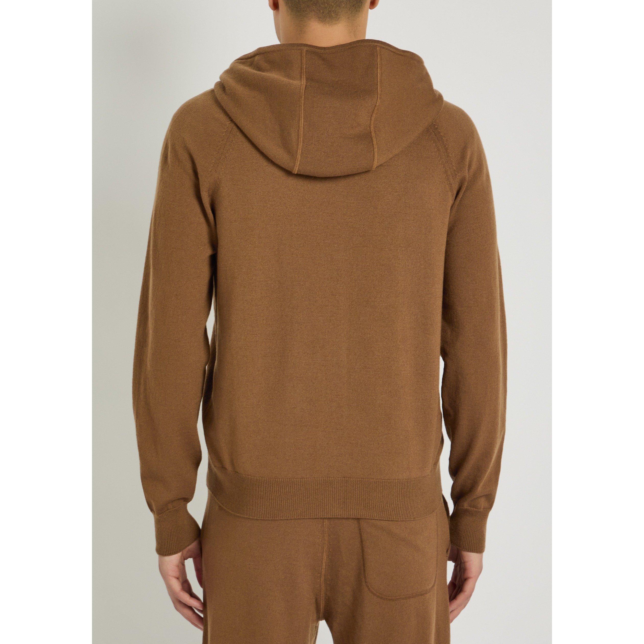 CARAMEL - Tom Ford - TF CASHMERE MERINO HOODIE - 3