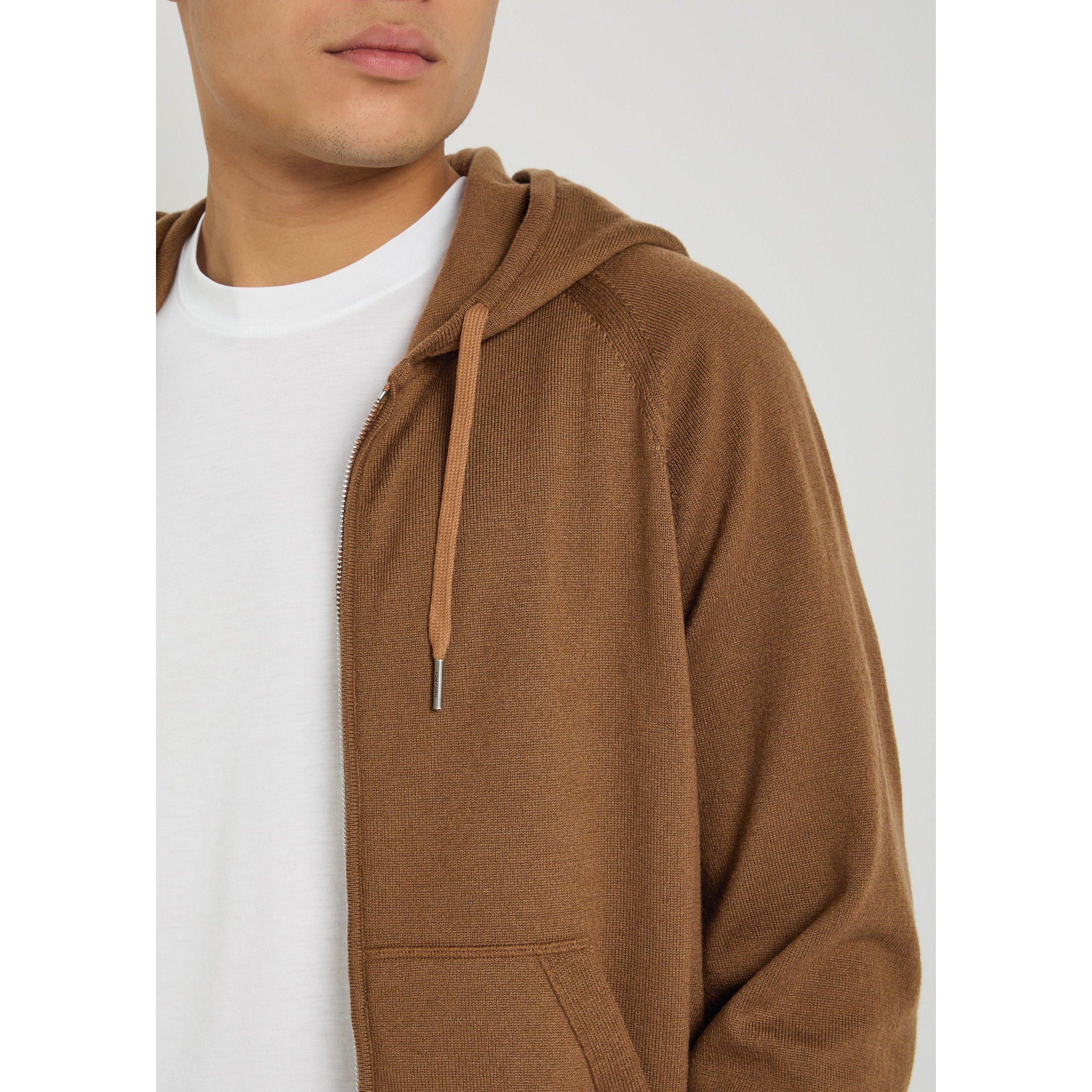 CARAMEL - Tom Ford - TF CASHMERE MERINO HOODIE - 4