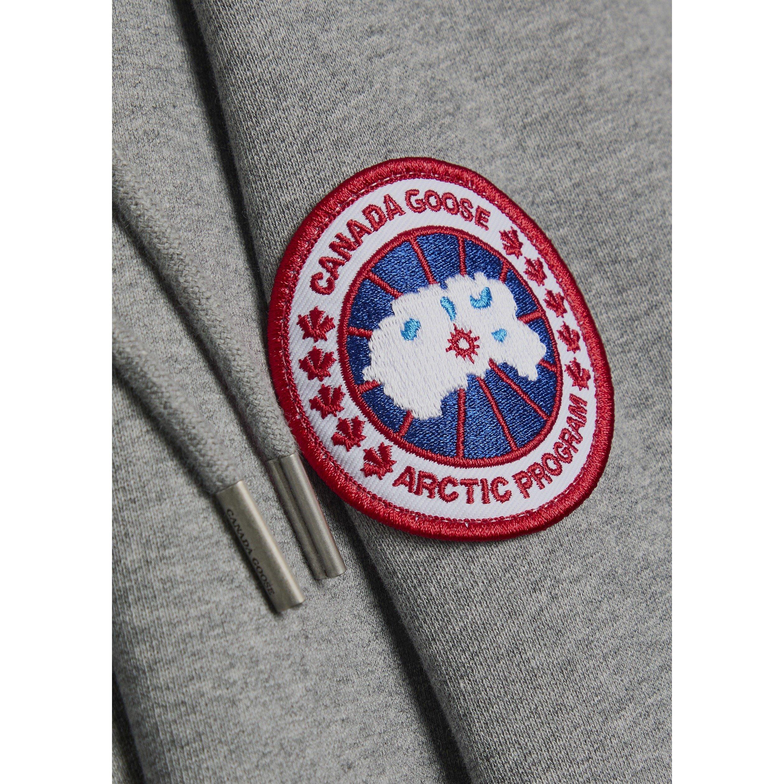 GREY - Canada Goose - Men's Rove Over the Head Cotton Hoodie - 4