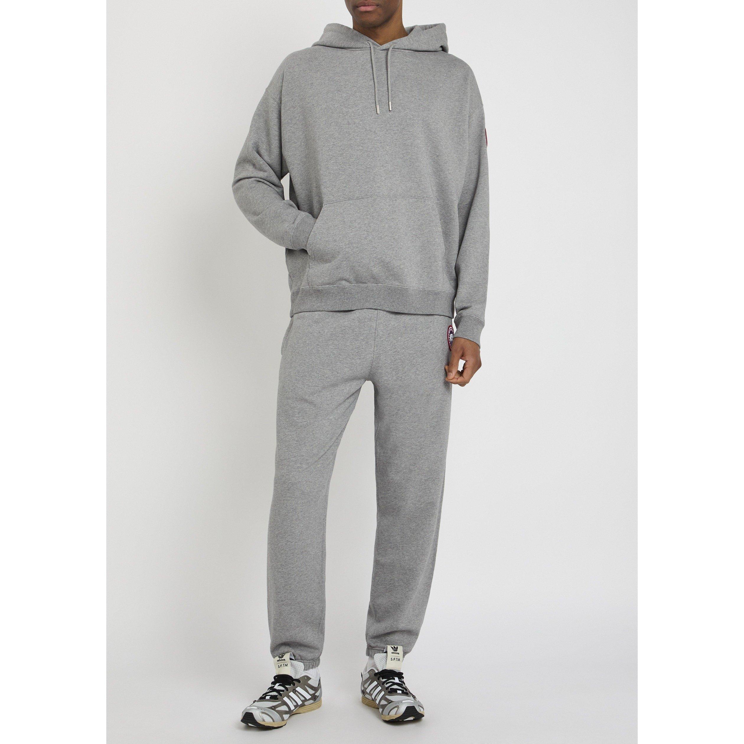 GREY - Canada Goose - Men's Rove Over the Head Cotton Hoodie - 5