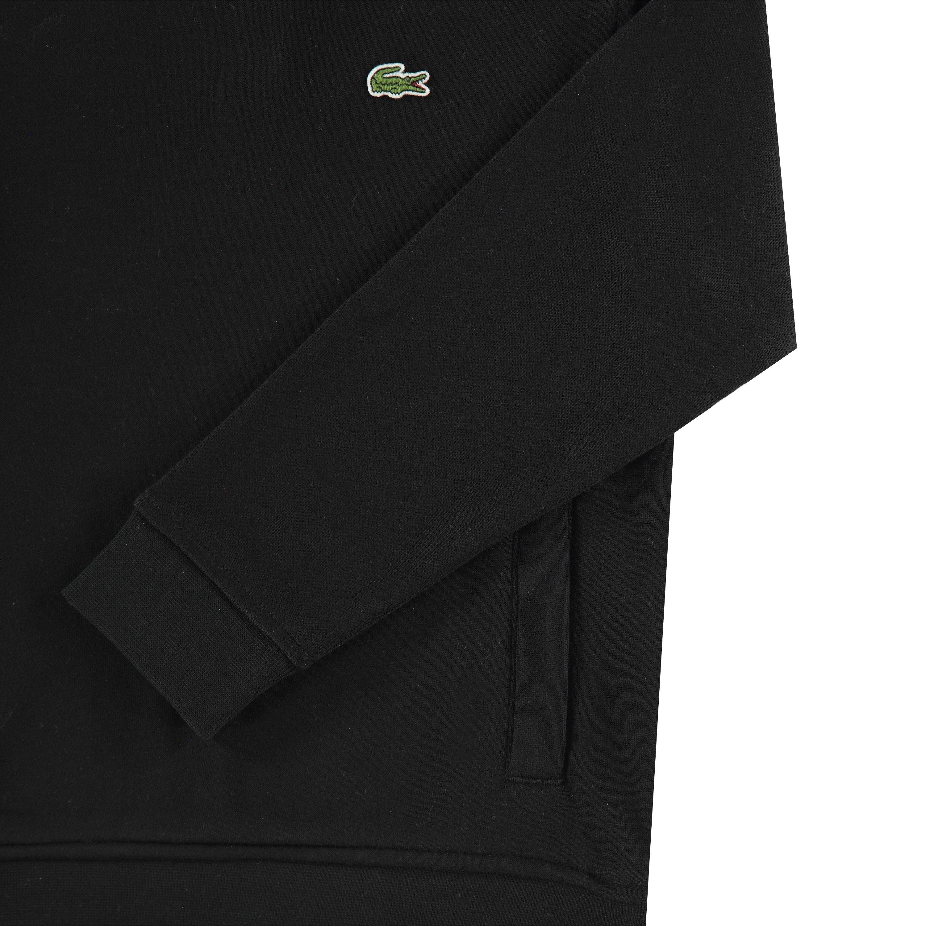 Black - Lacoste - Boys' Logo Over-the-head Hoodie - 7