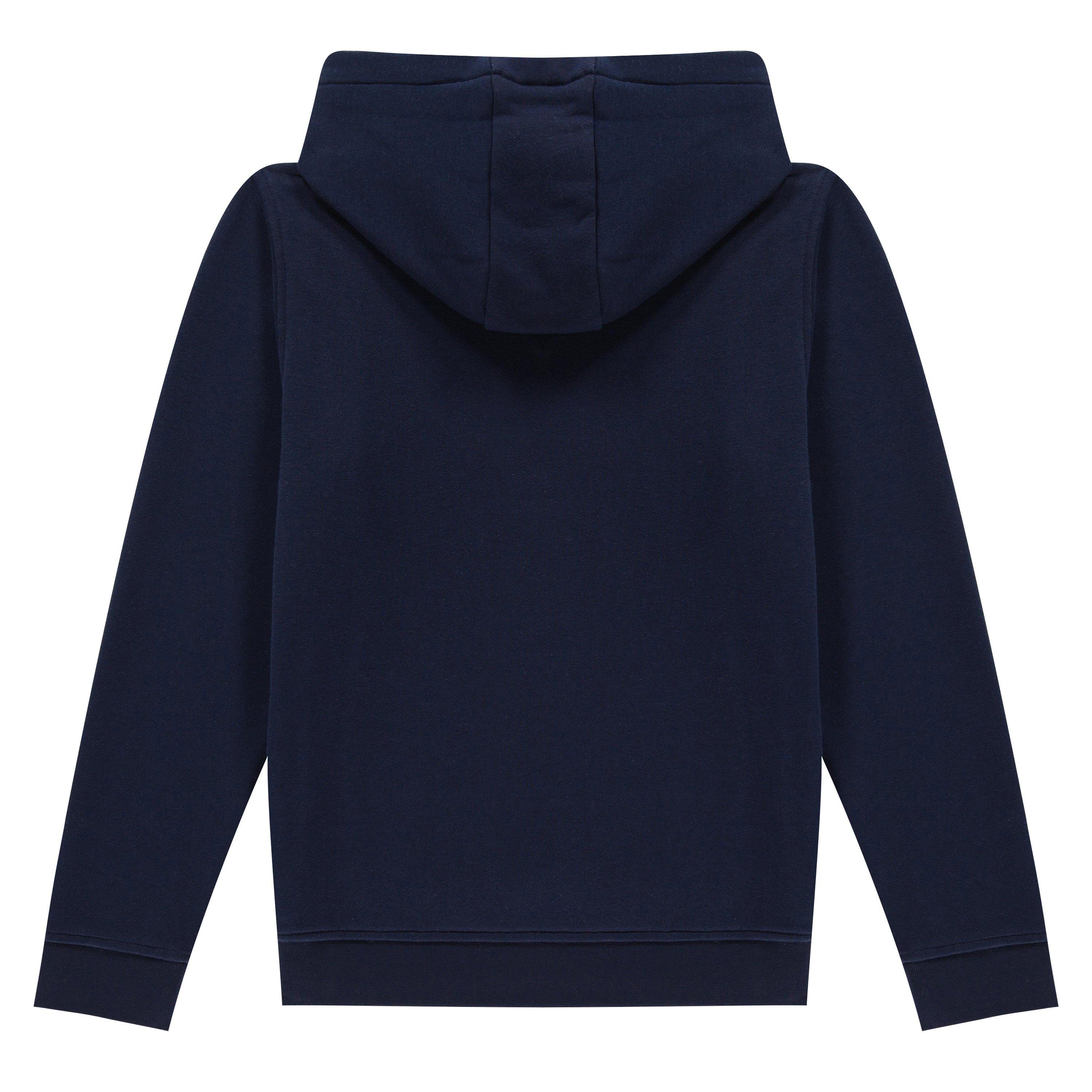 Navy 166 09 - Lacoste - Boys' Logo Over-the-head Hoodie - 4