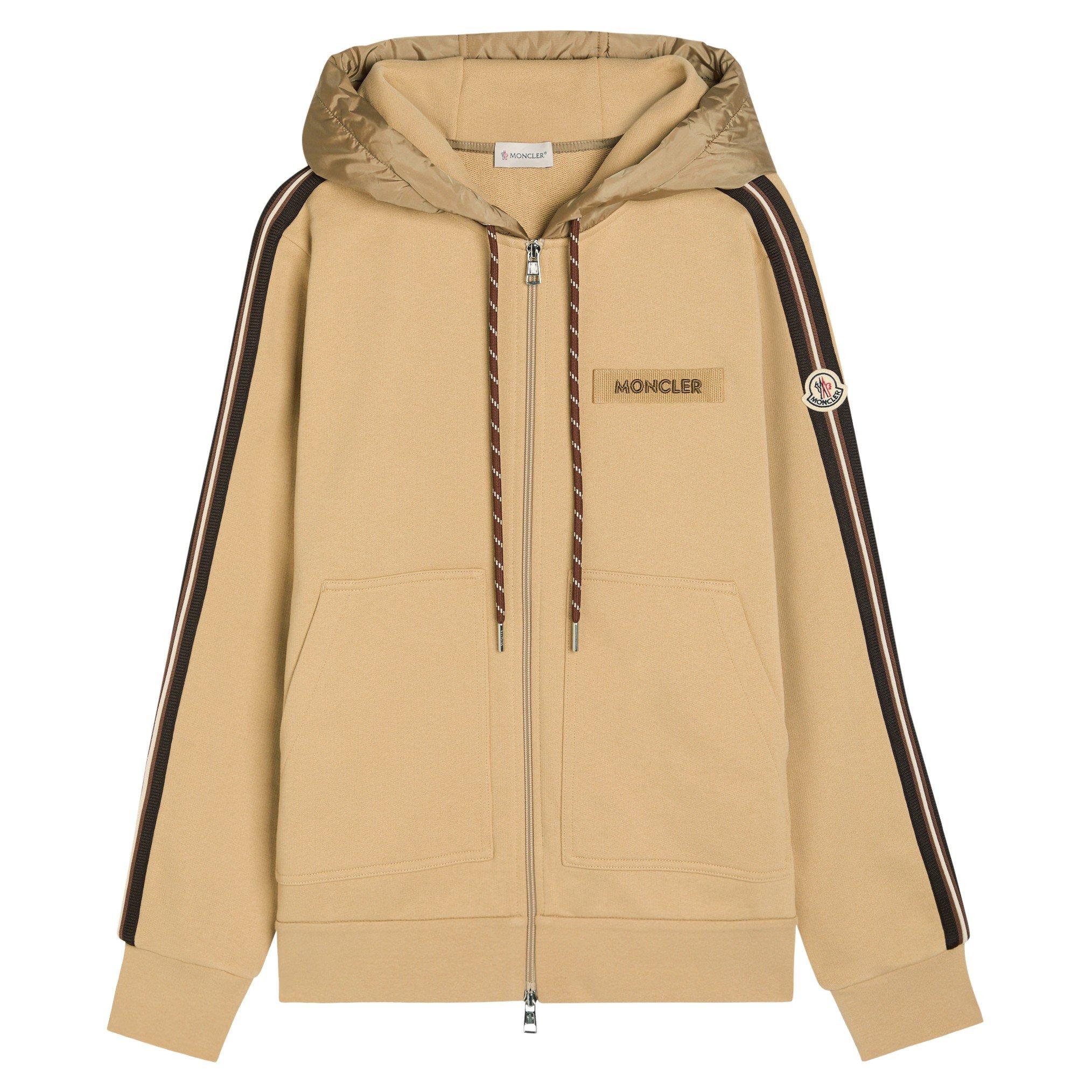 BEIGE - Moncler - MON ZIP UP CARDIGAN