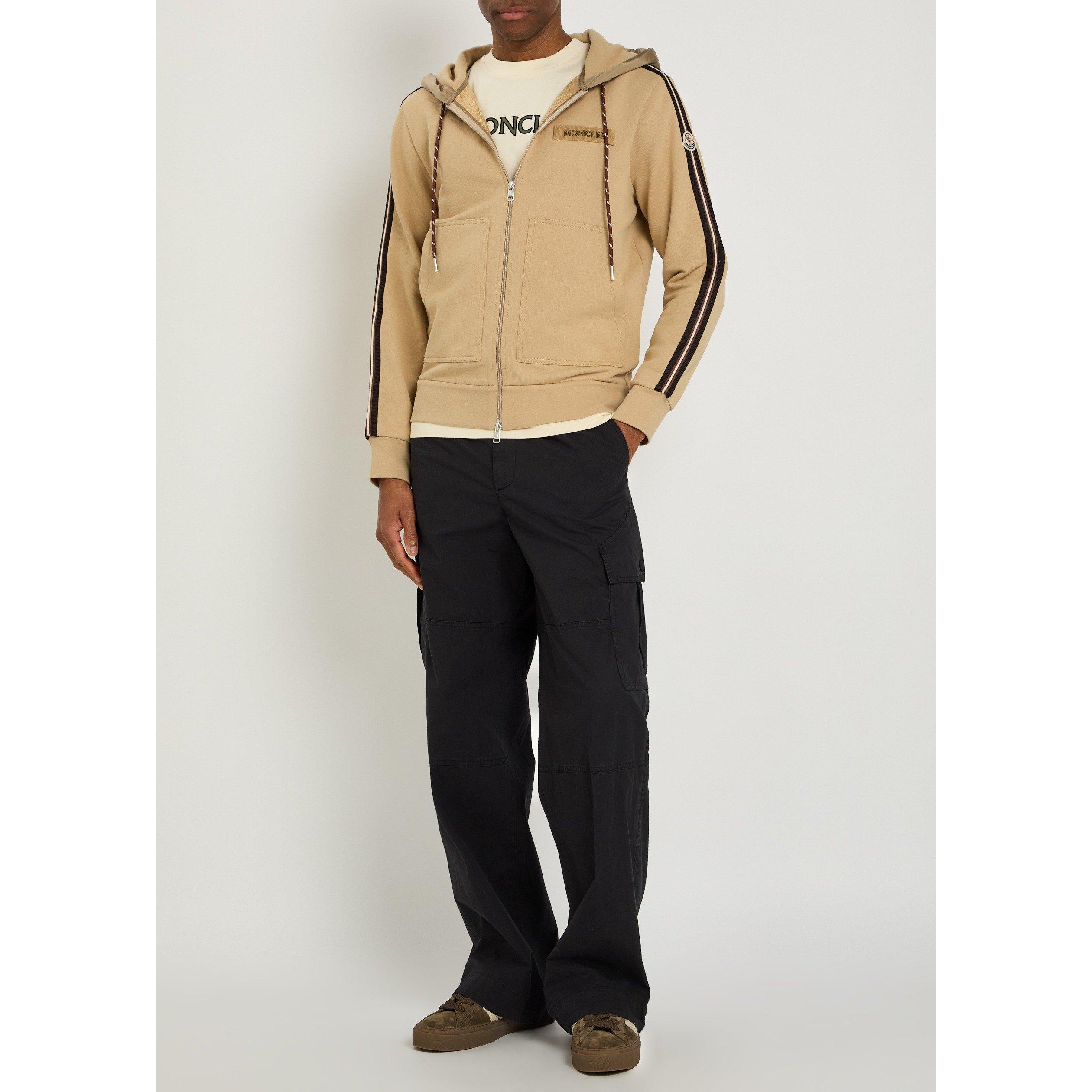 BEIGE - Moncler - Men's Cotton Zip Hoodie - 5