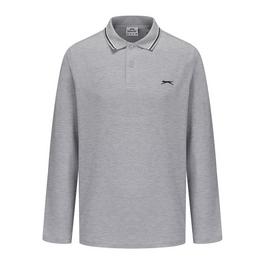 Slazenger Long Sleeve Tipped Polo Men