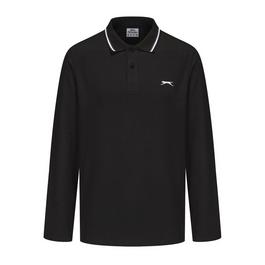 Slazenger Long Sleeve Tipped Polo Men