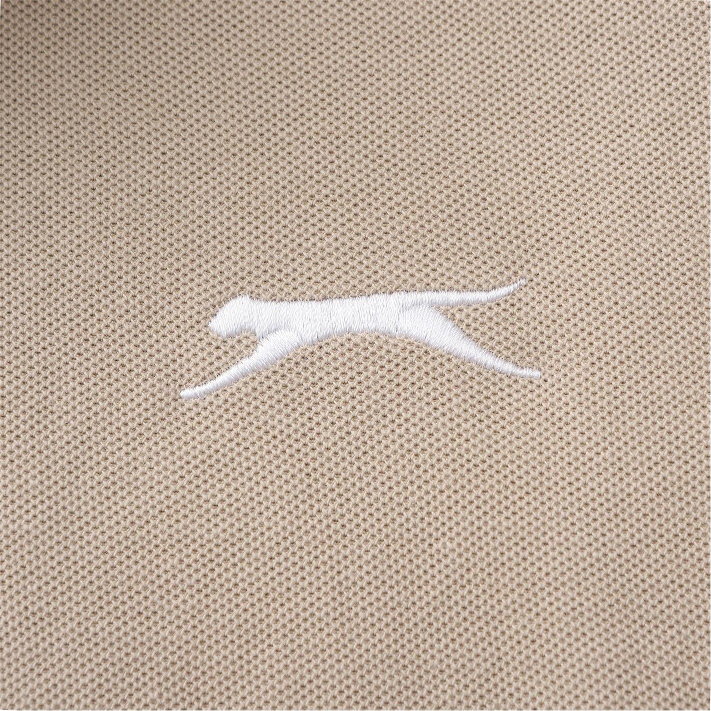 Bege - Slazenger - Long Sleeve Tipped Polo Men - 4