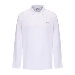 Slazenger Slaz L S Plain Polo Sn53