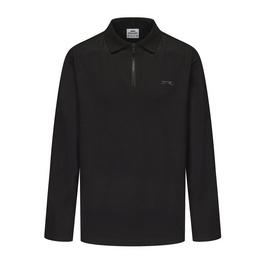 Slazenger SlazquarterZip Long Sleeve Mens Polo