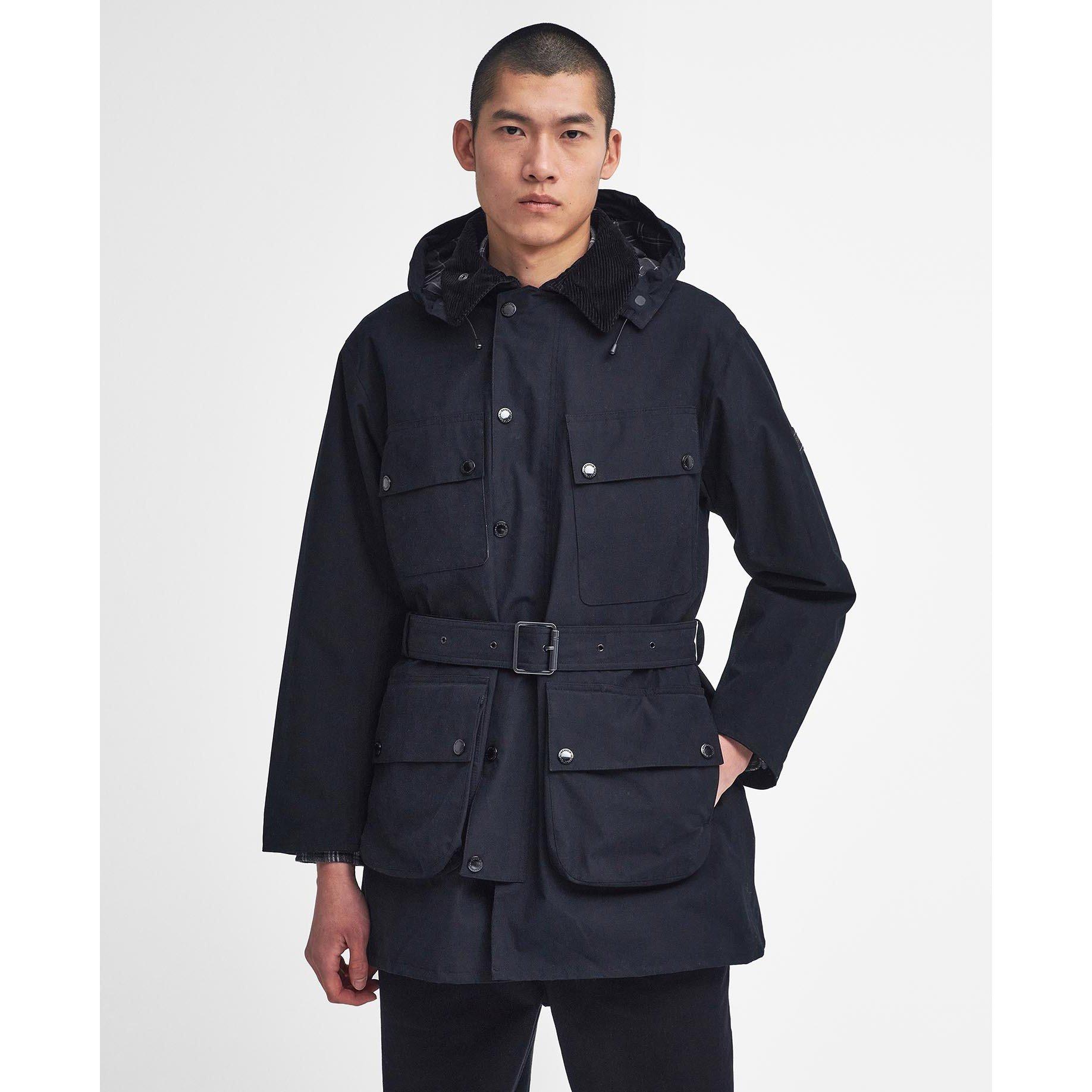 Black BK11 - Barbour International - Men's B.Intl Bardon Waterproof Rain Anorak - 1