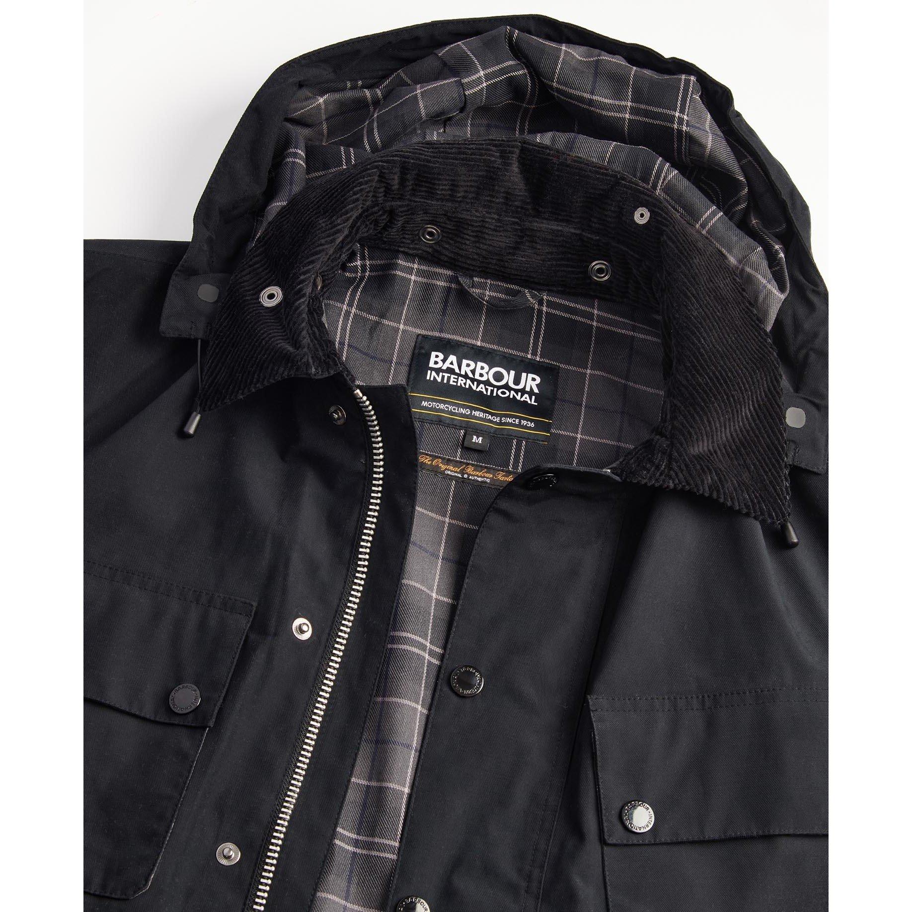 Black BK11 - Barbour International - Men's B.Intl Bardon Waterproof Rain Anorak - 9