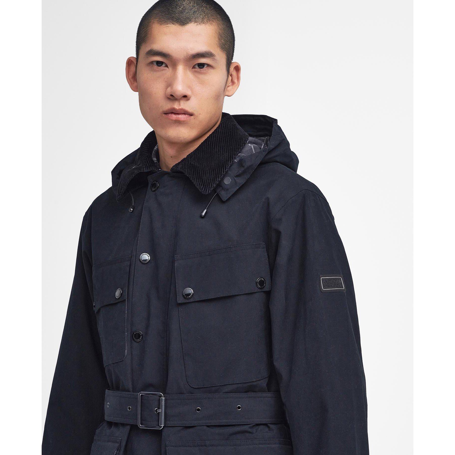 Black BK11 - Barbour International - Men's B.Intl Bardon Waterproof Rain Anorak - 4