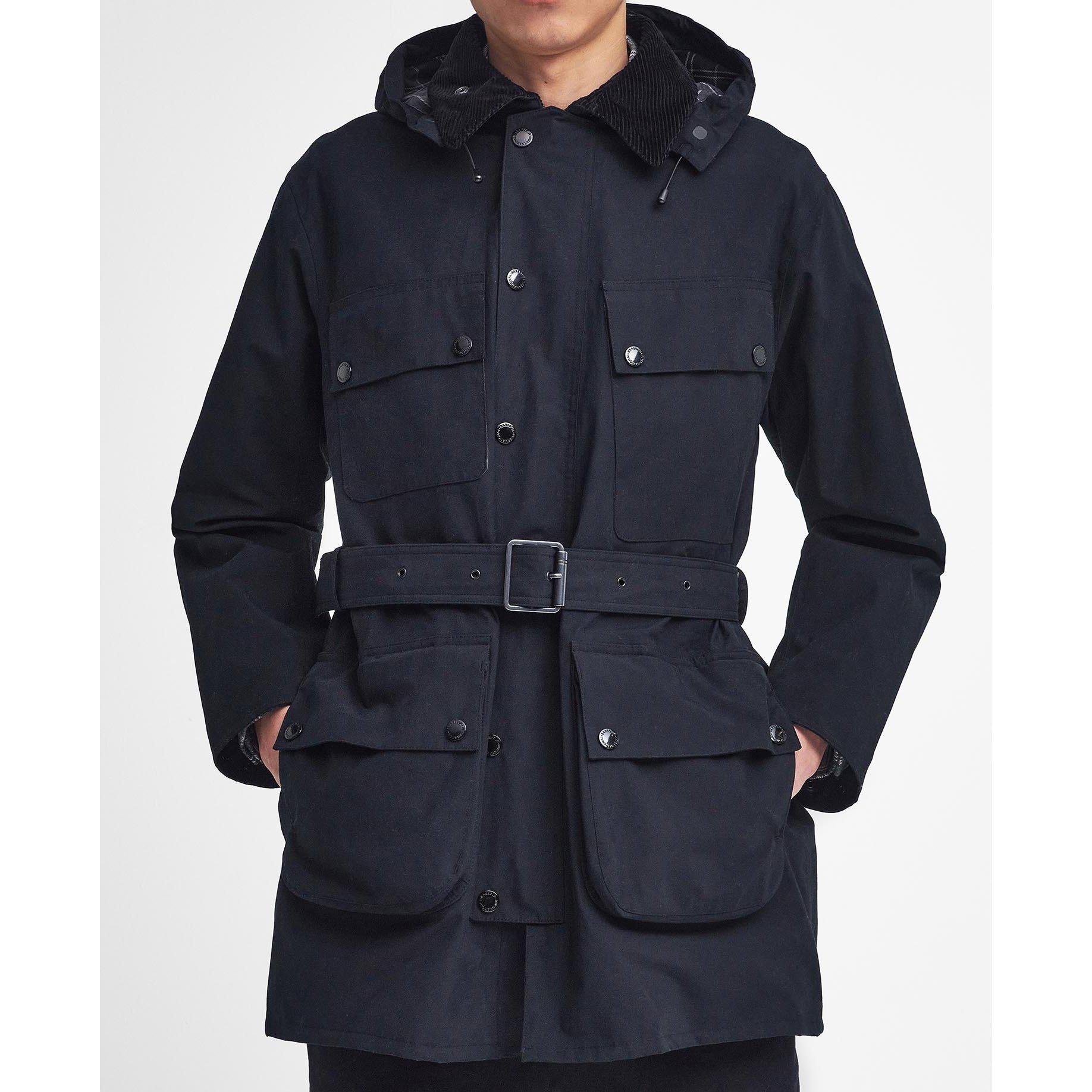 Black BK11 - Barbour International - Men's B.Intl Bardon Waterproof Rain Anorak - 6