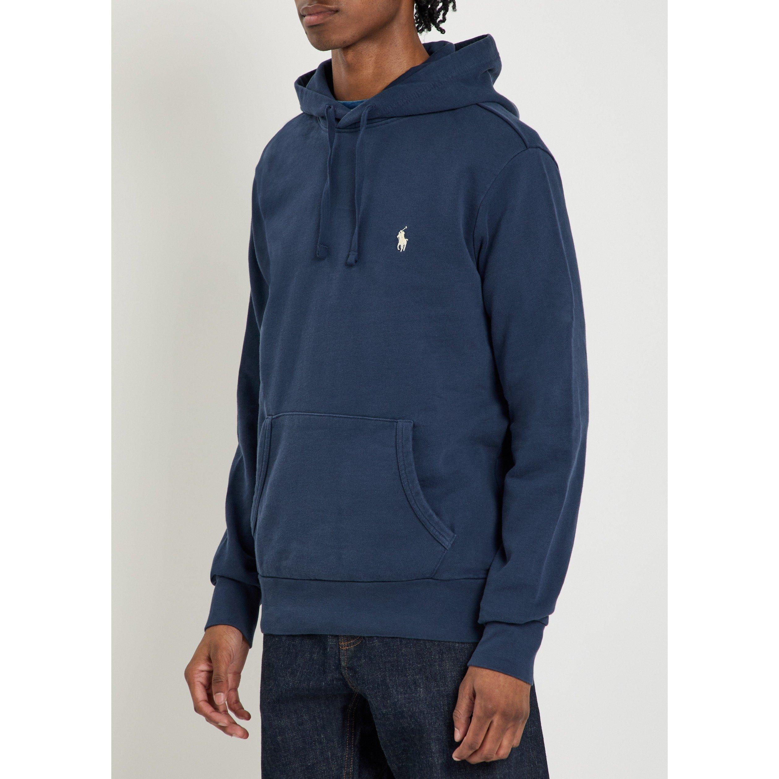 NAVY - Polo Ralph Lauren - Men's Cotton Long-Sleeve Regular-Fit Hoodie - 2