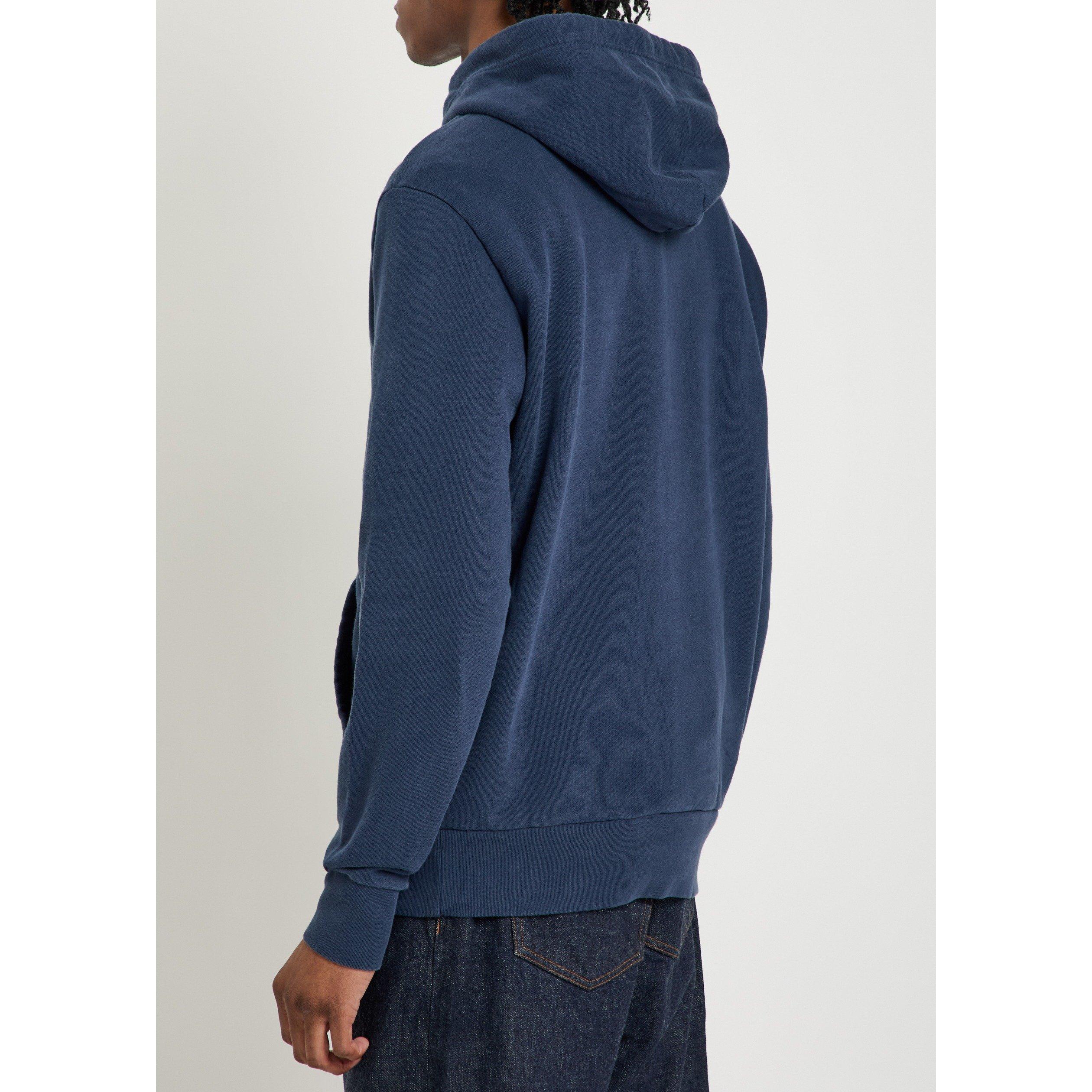 NAVY - Polo Ralph Lauren - Men's Cotton Long-Sleeve Regular-Fit Hoodie - 3