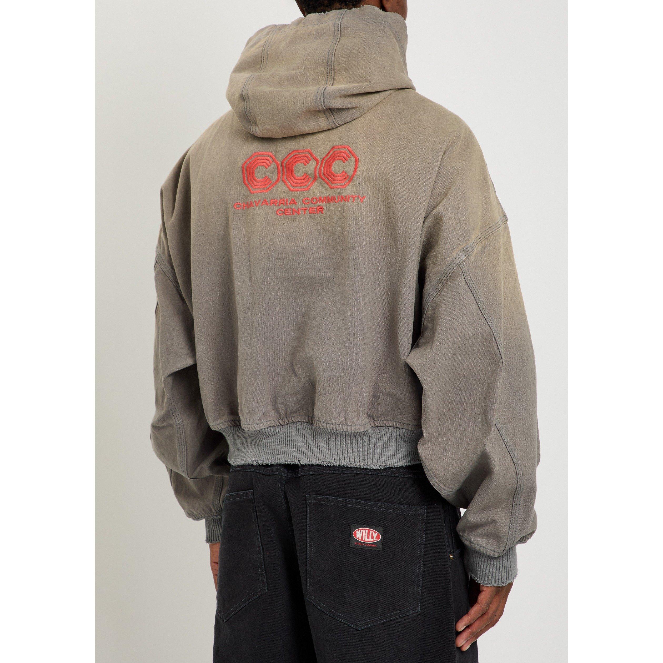 GREY - Willy Chavarria - WC JUGGERNAUT WORKWEAR HOODIE - 3
