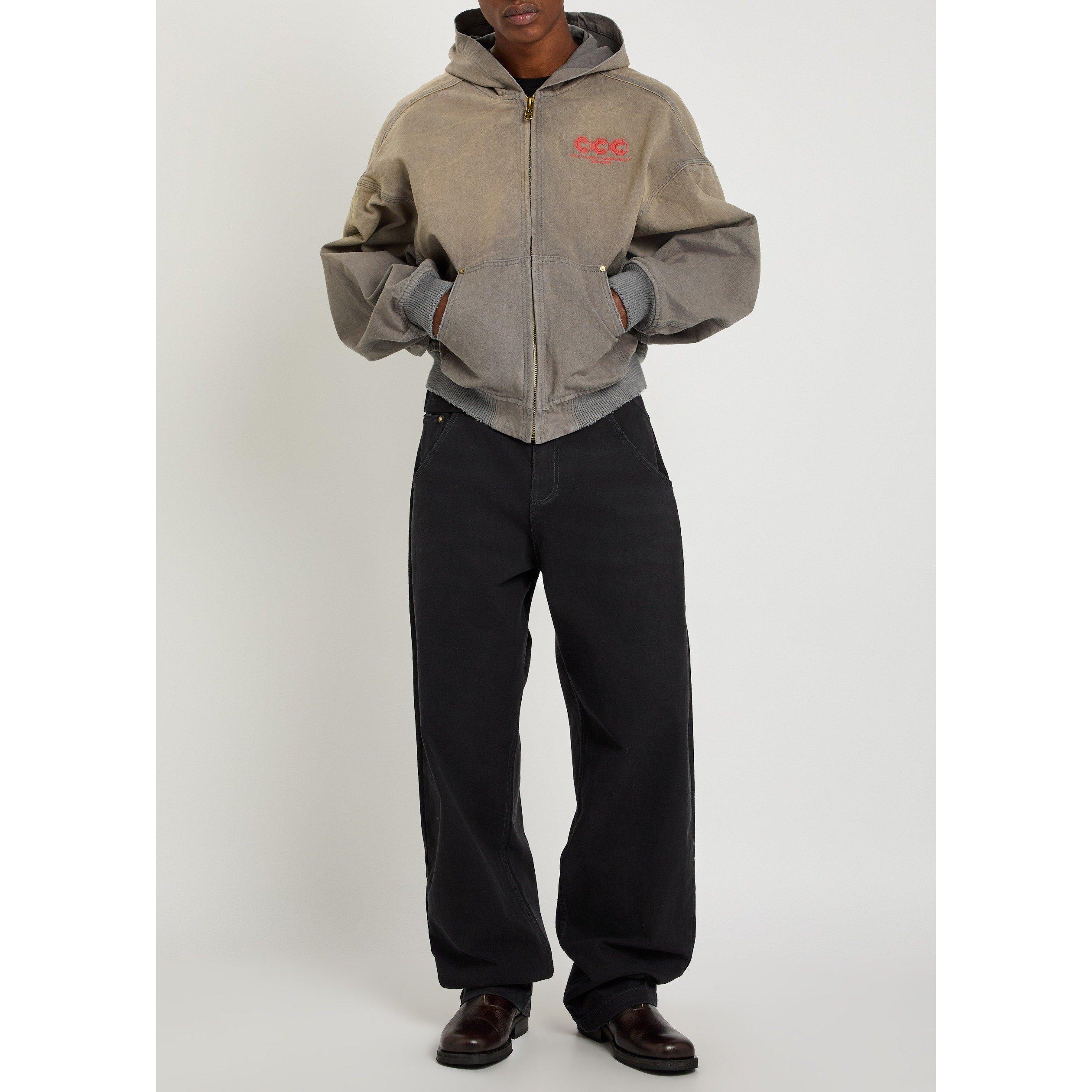 GREY - Willy Chavarria - WC JUGGERNAUT WORKWEAR HOODIE - 5