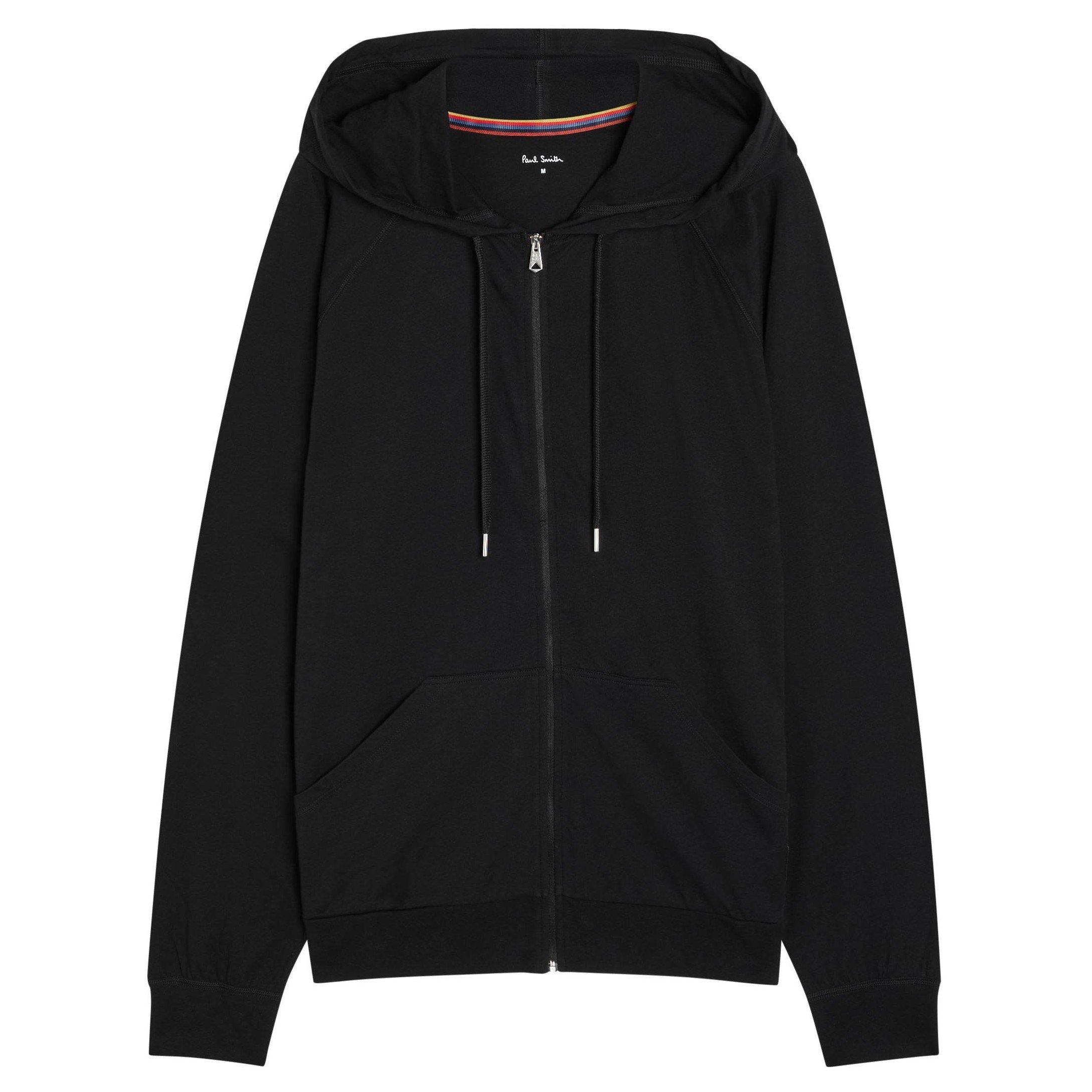 BLACK - Paul Smith - PAUL SMITH PLAIN JERSEY HOODIE