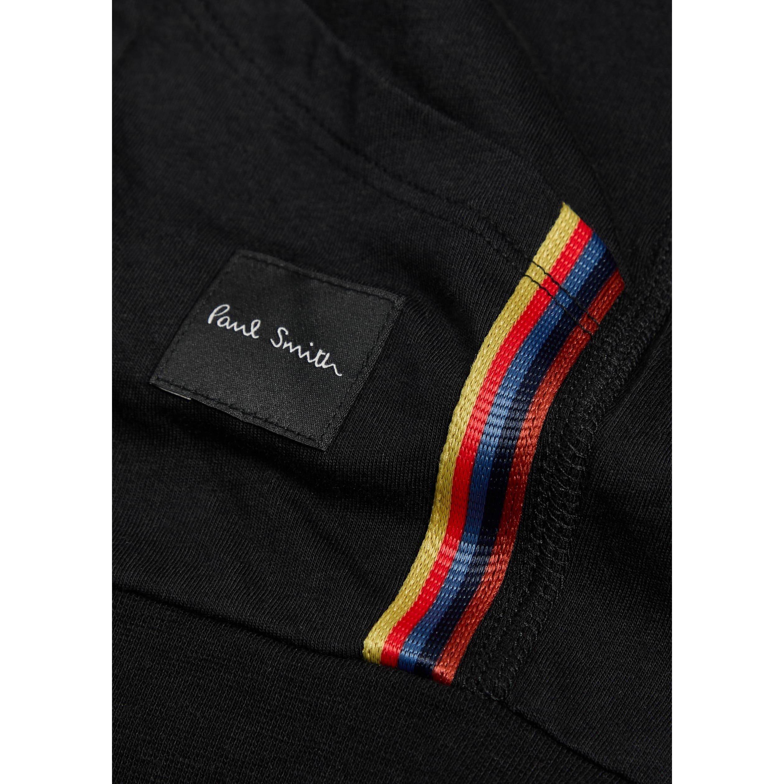 BLACK - Paul Smith - PAUL SMITH PLAIN JERSEY HOODIE - 4