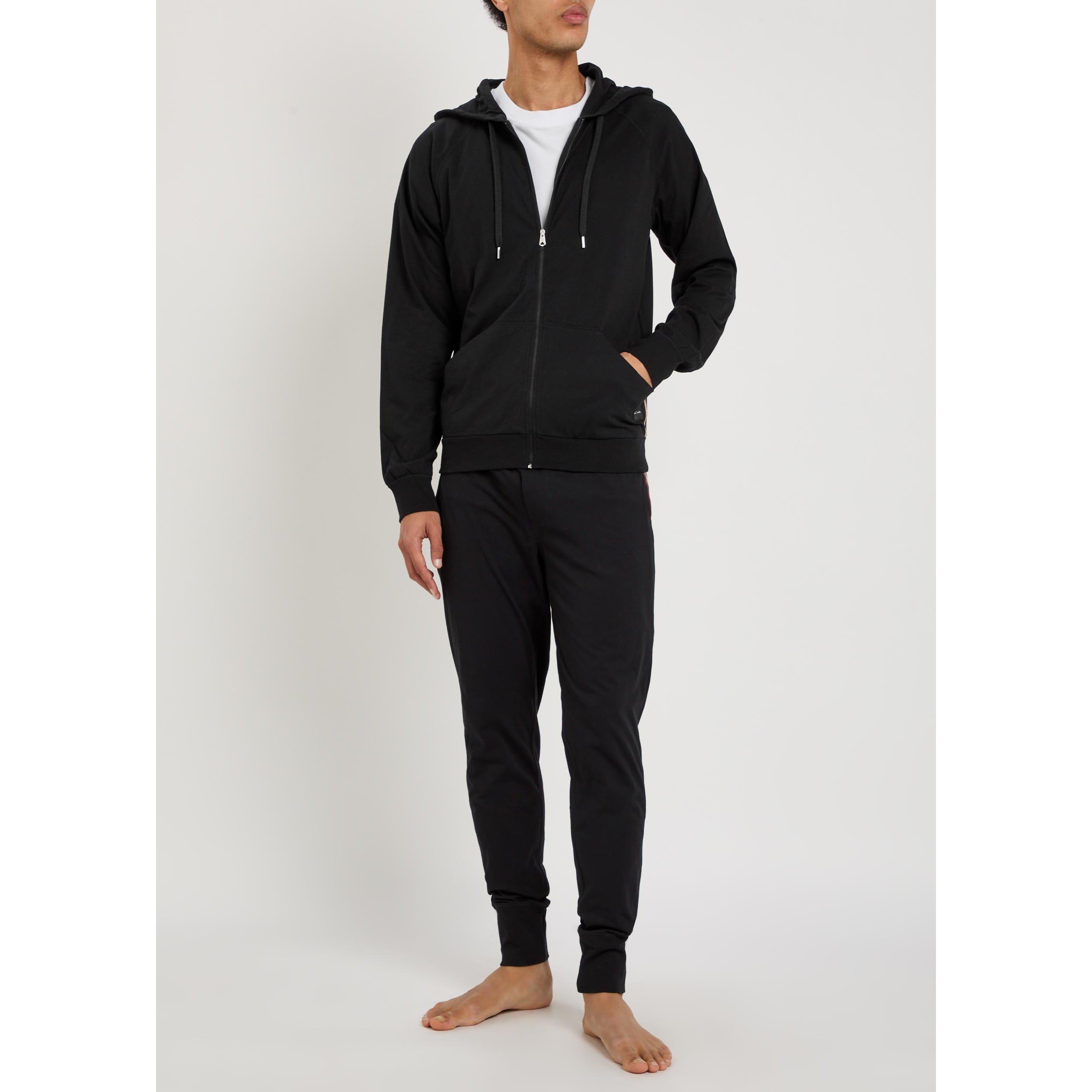 BLACK - Paul Smith - PAUL SMITH PLAIN JERSEY HOODIE - 5