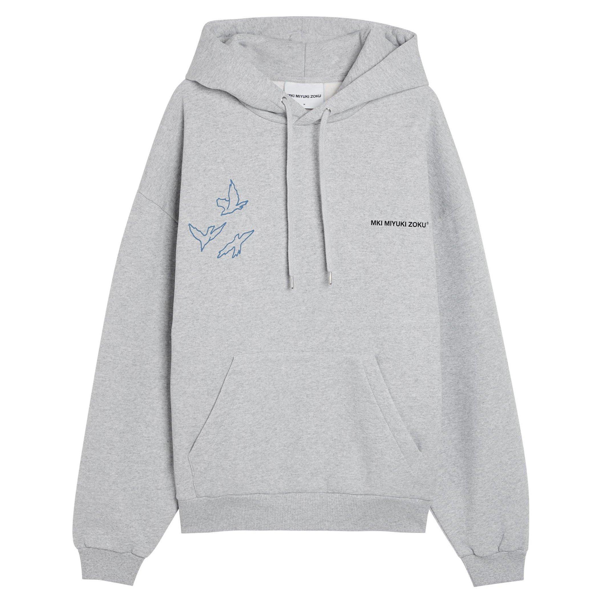 GREY - MKI MIYUKI ZOKU - MKI FLIGHT HOODIE