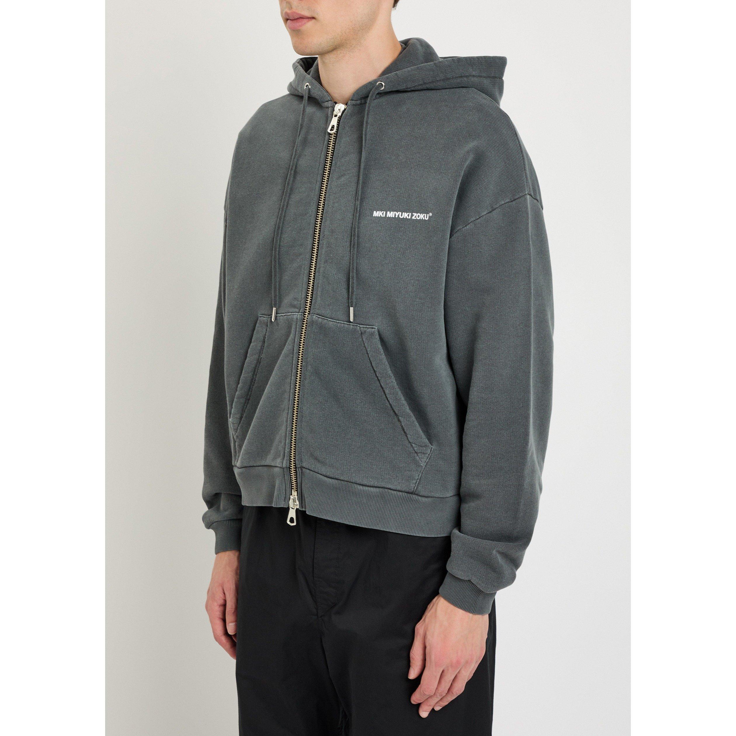 BLACK OTHER - MKI MIYUKI ZOKU - Men's UNIFORM Cotton Zip Hoodie - 2