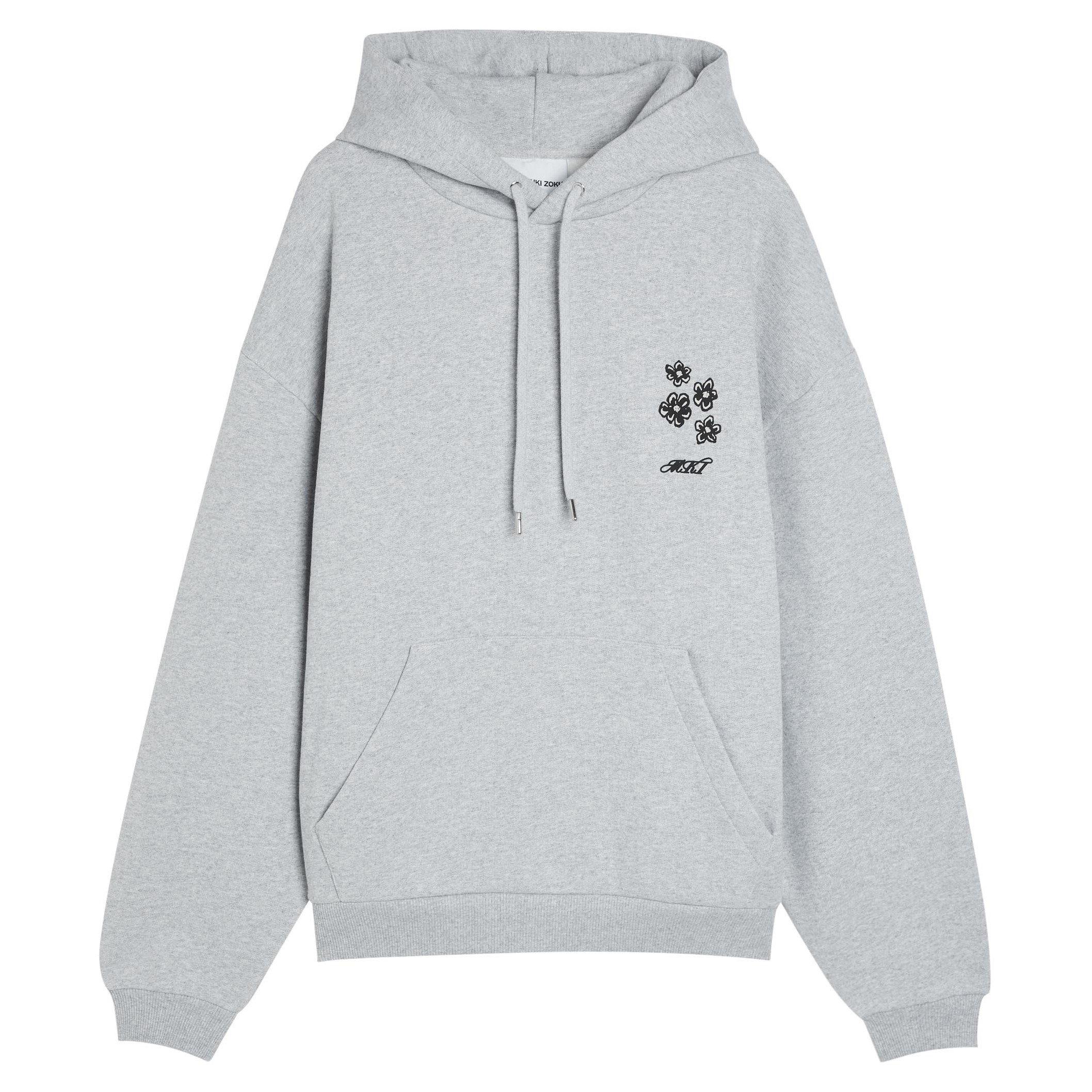 GREY - MKI MIYUKI ZOKU - MKI HIBISCUS HOODIE