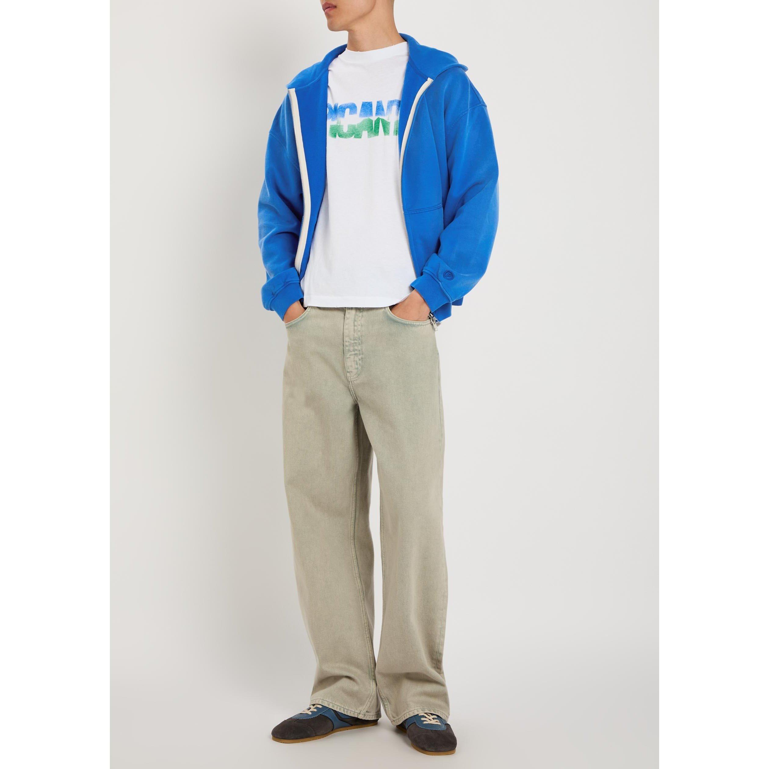 ROYAL BLUE - PICANTE - Men's Everyday Cotton Zip Hoodie - 5