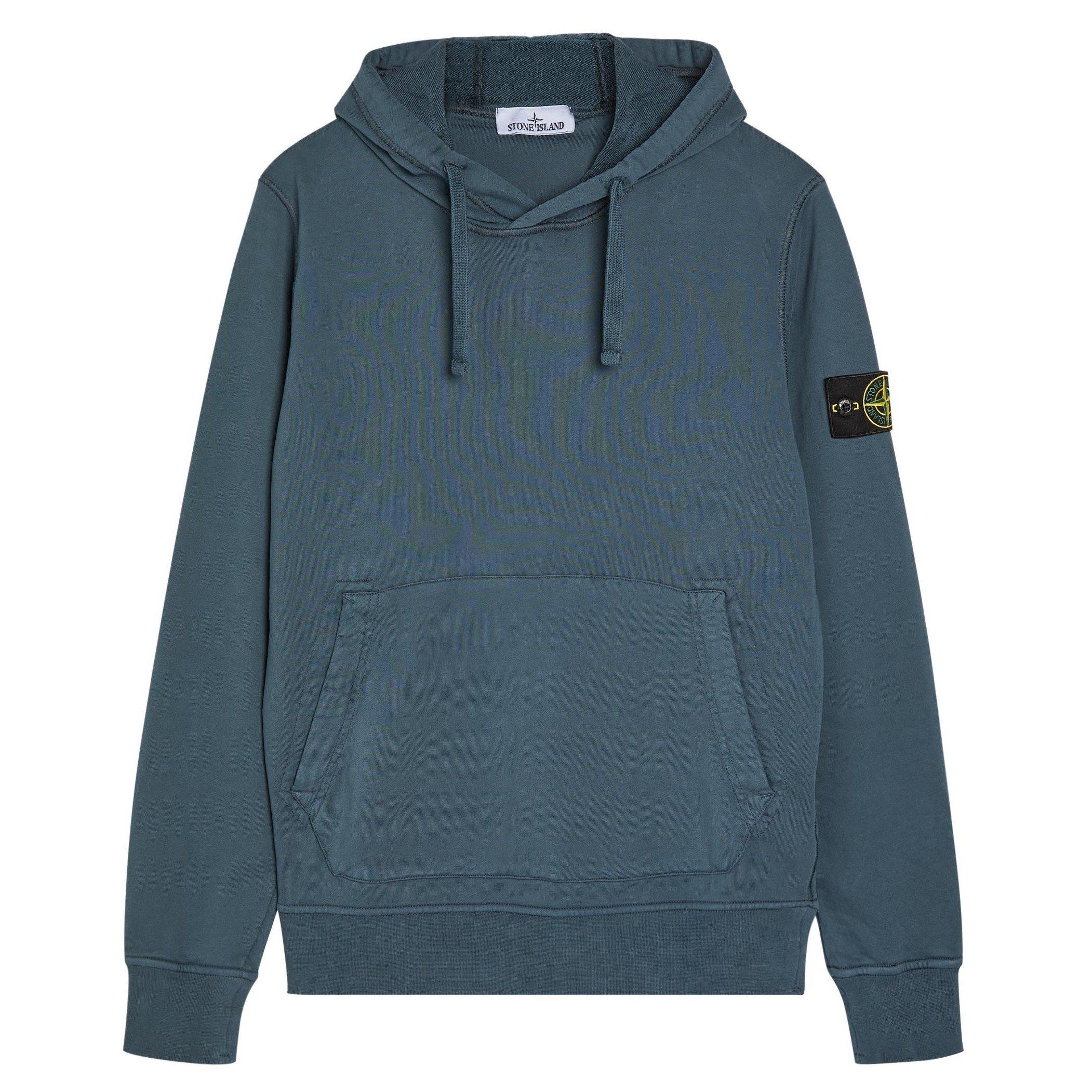 BLUE DARK - Stone Island - SI CLASSIC BADGE HOODIE